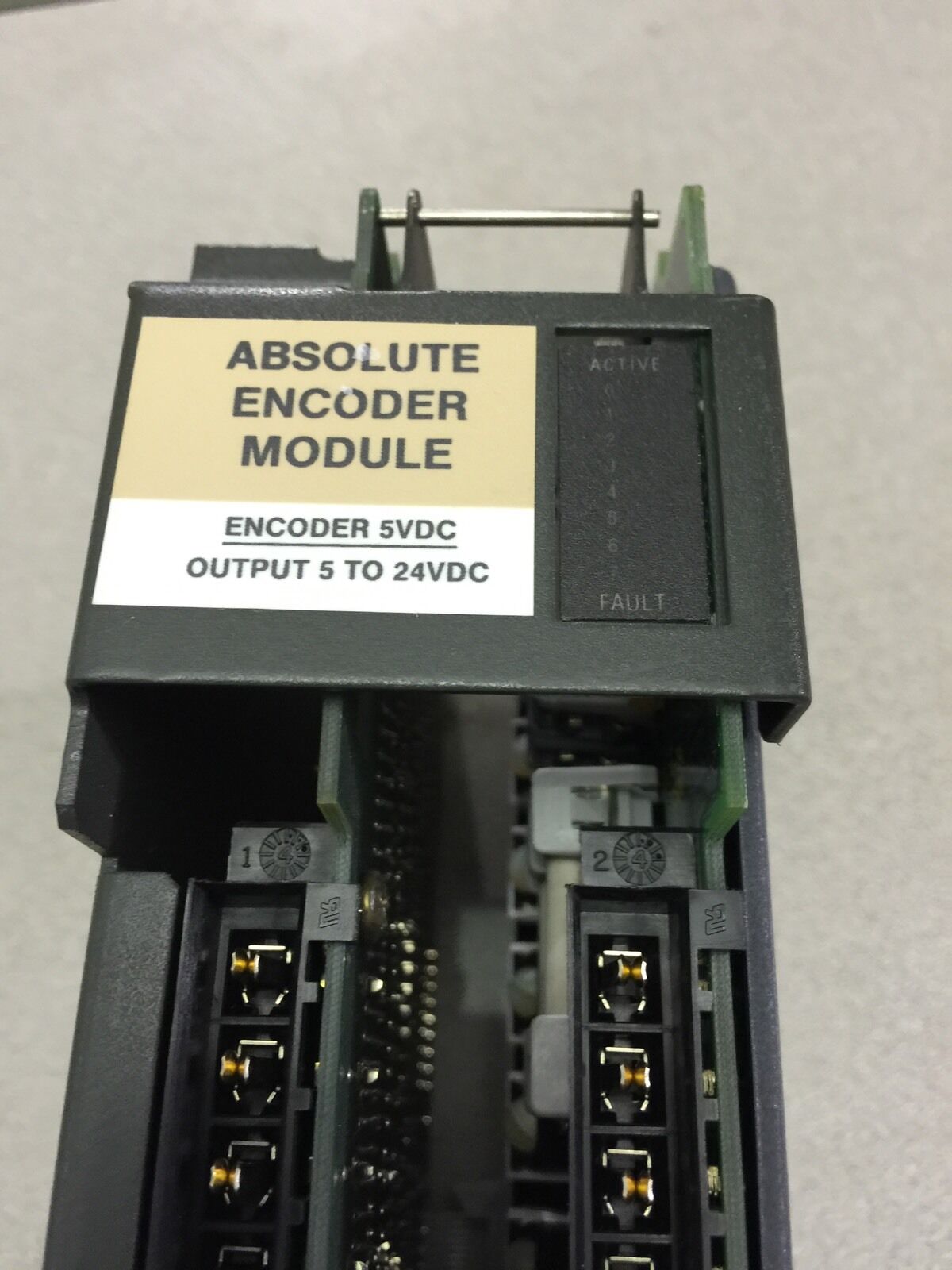 USED ALLEN BRADLEY ABSOLUTE ENCODER MODULE 1771-DE SERIES A