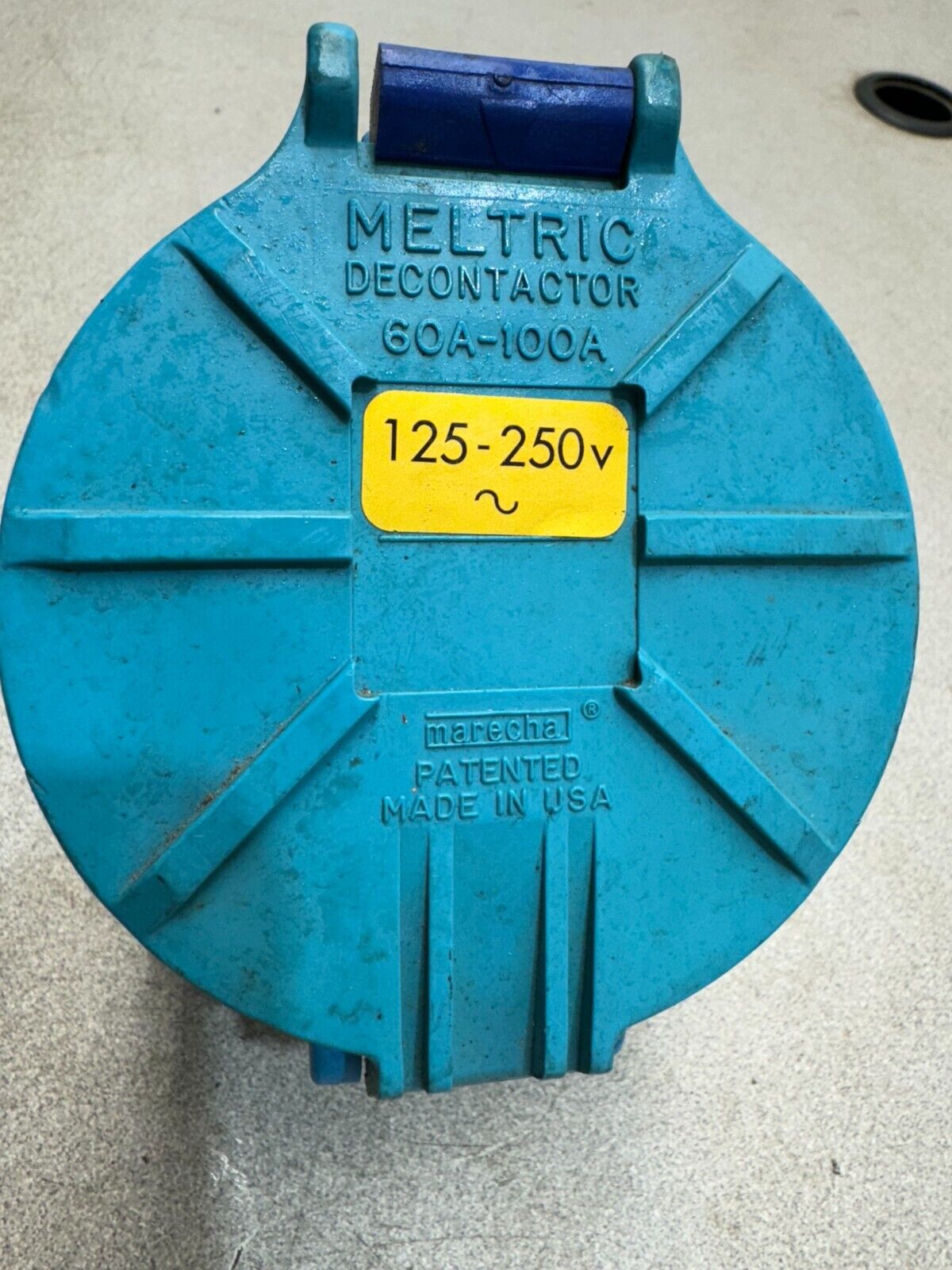 USED MELTRIC 100AMP 33-64036-C-06B-LP-NO-T131 RECEPTACLE / CONNECTOR DS100C