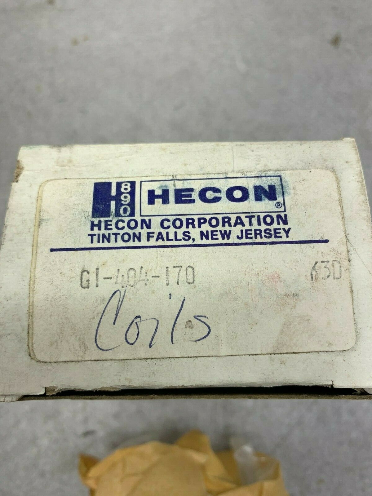 BOX OF 4 NEW IN BOX HECON COILS G1-404-170