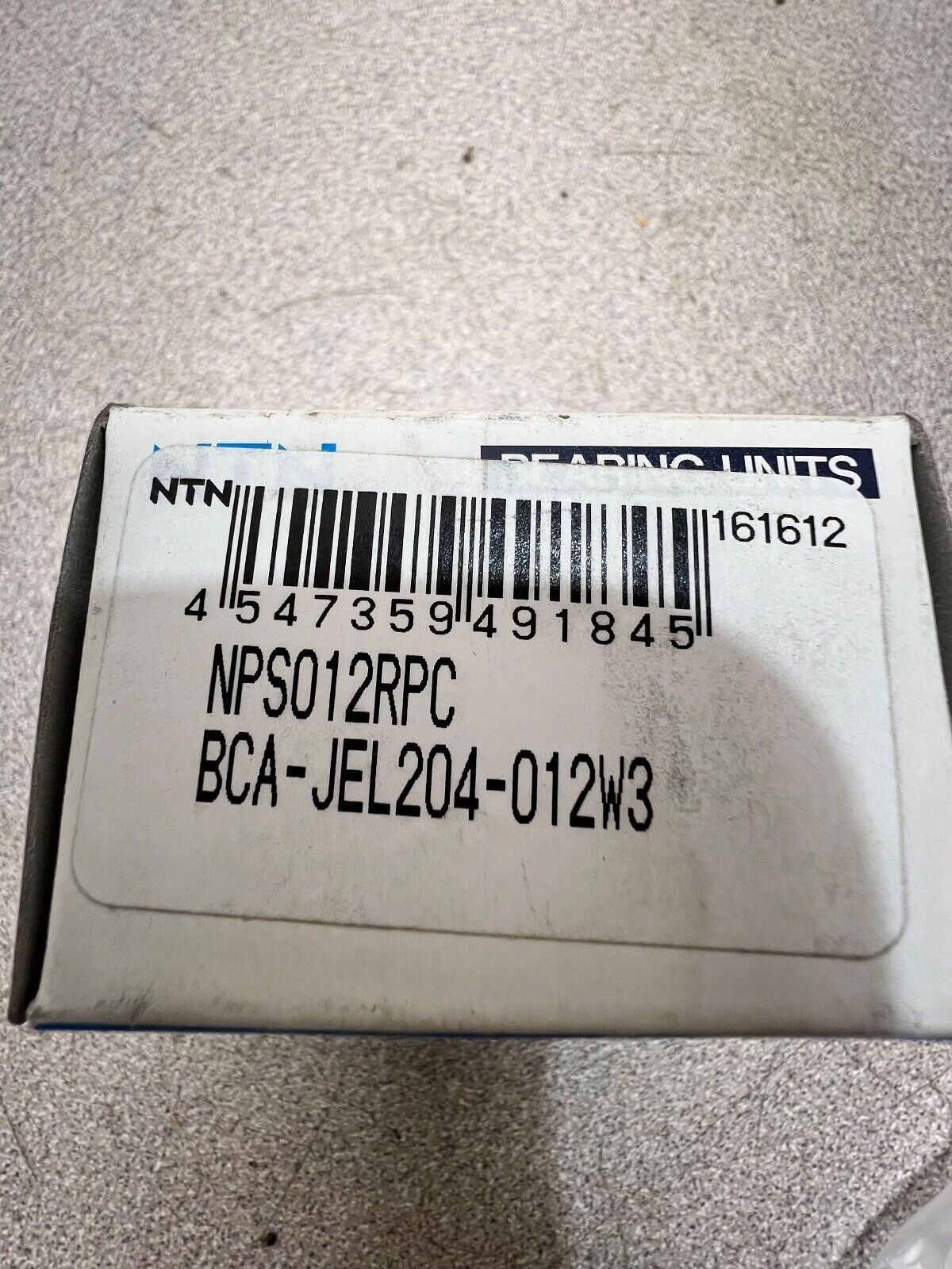 LOT OF 2 NEW IN BOX NTN BCA-JEL204-012W3 INSERT BEARING NPS012RPC