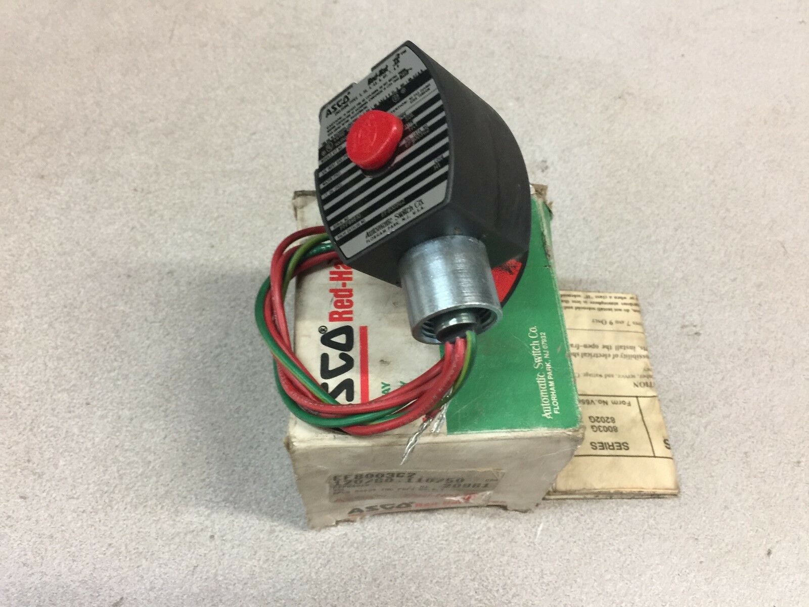 NEW IN BOX ASCO XPROOF SOLENOID EF8003G2