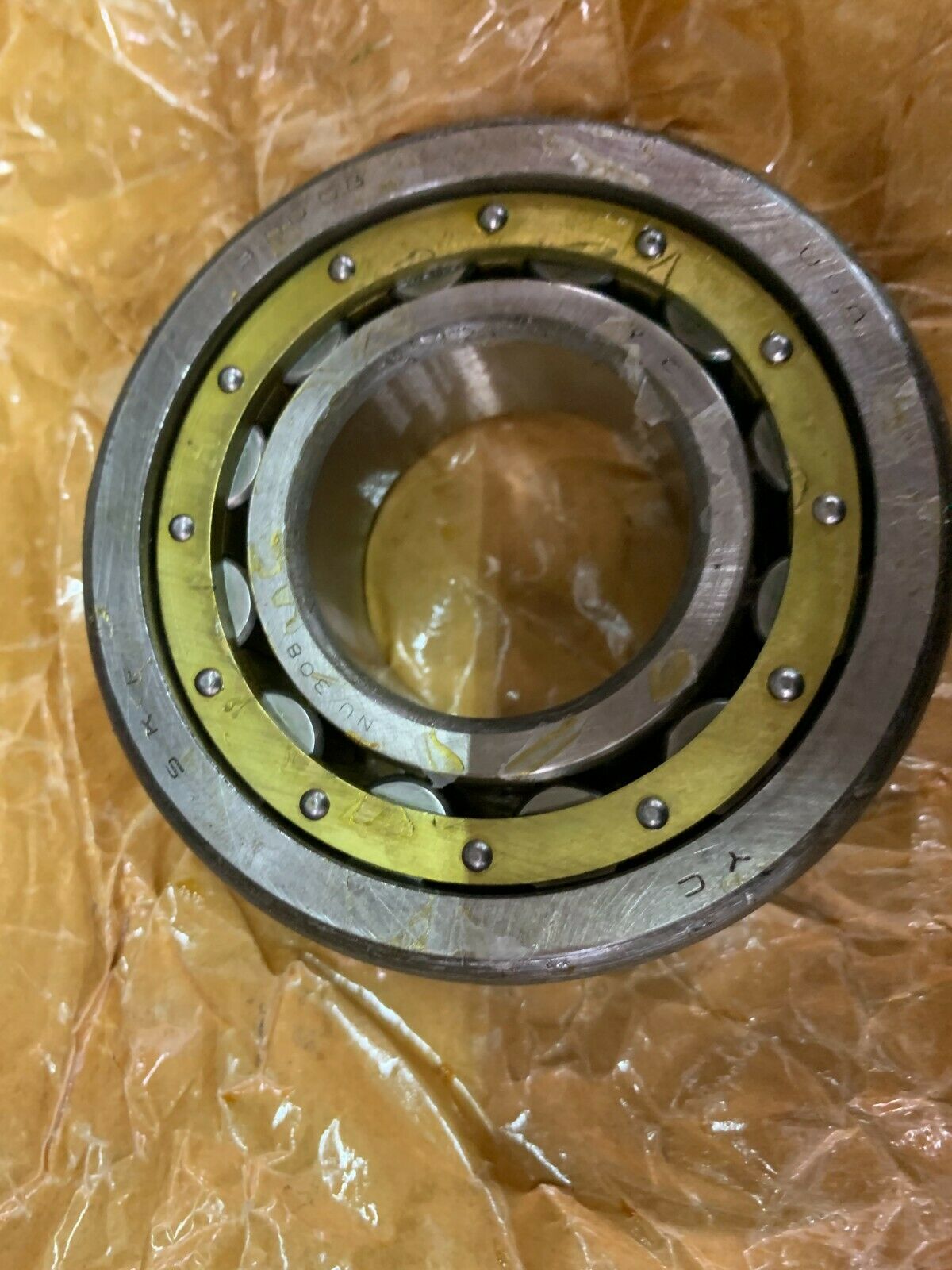 NEW IN BOX SKF BALL BEARING NU 308 M