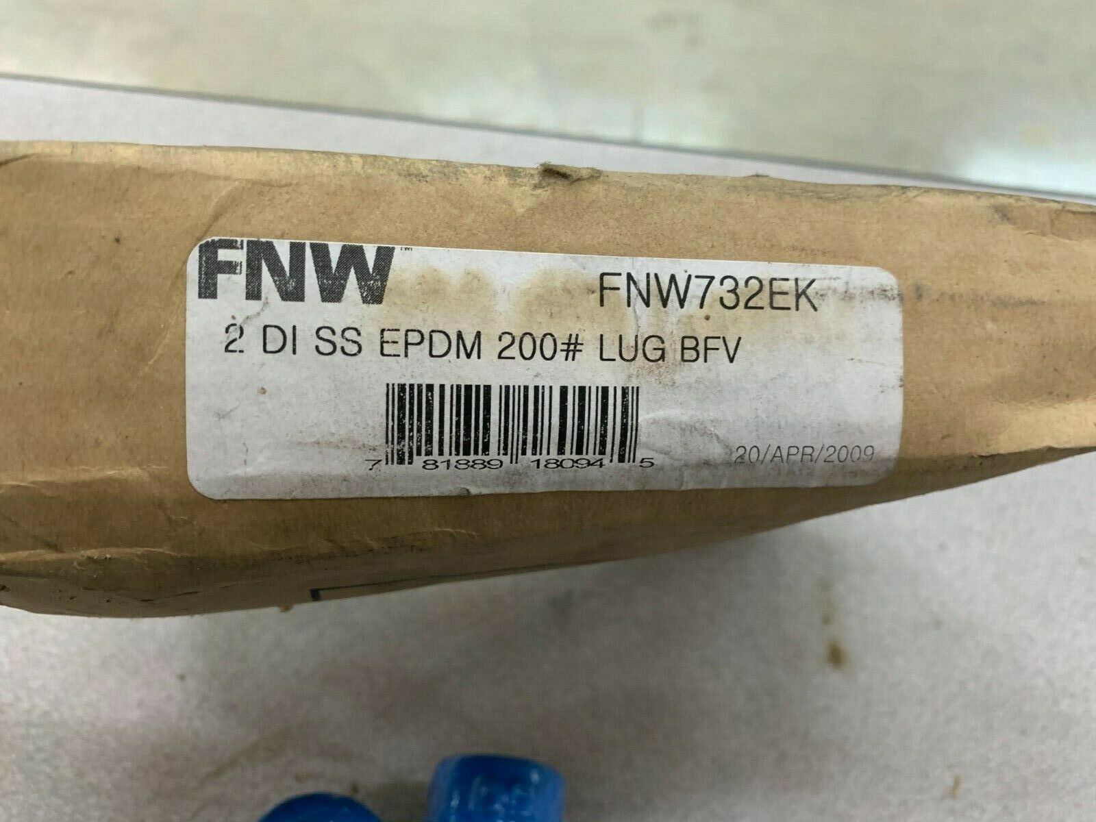 NEW NO BOX FNW 2" BUTTERFLY VALVE FNW732E