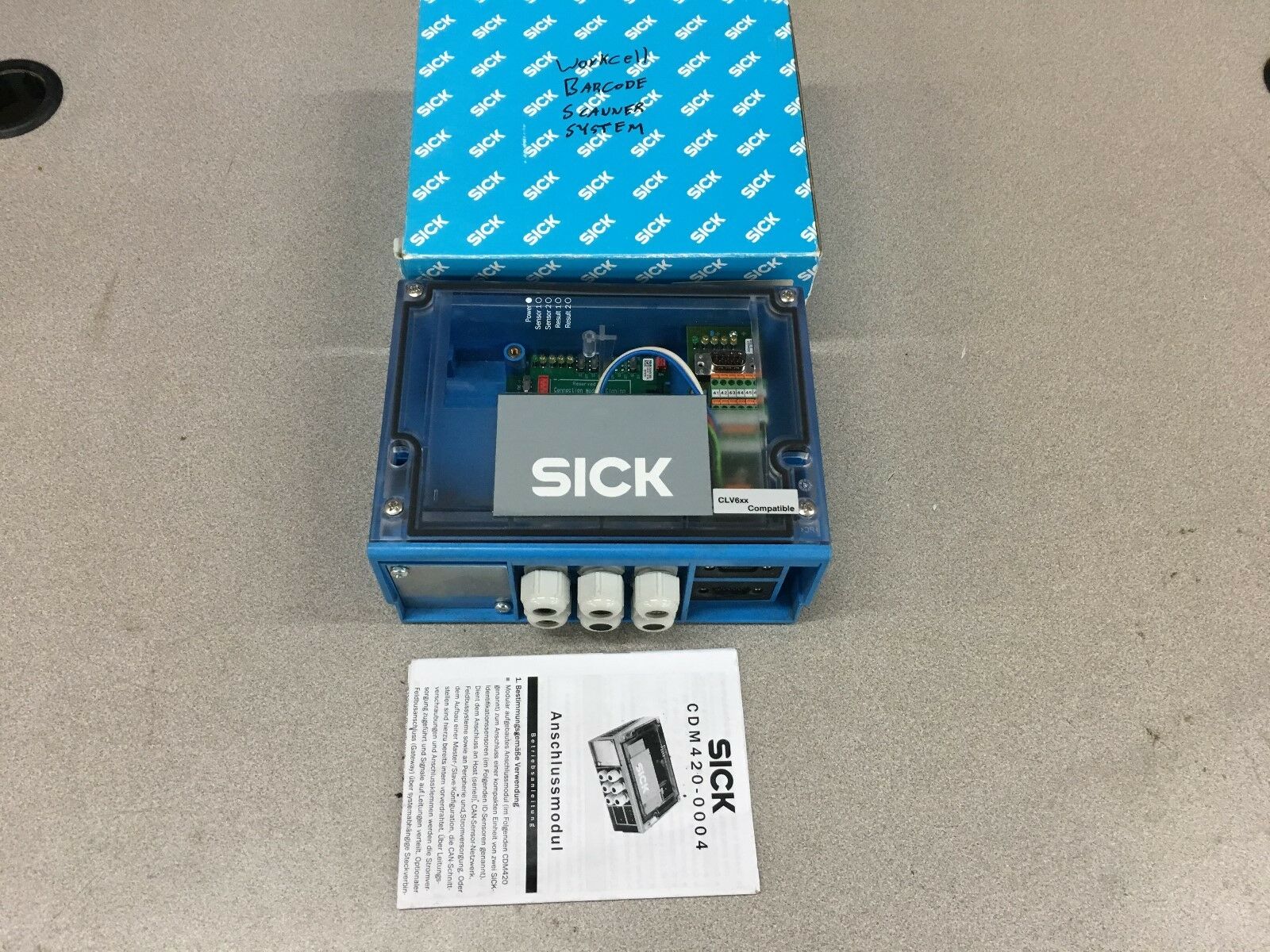 USED SICK BAR CODE CONNECTION MODULE CDM420-0004