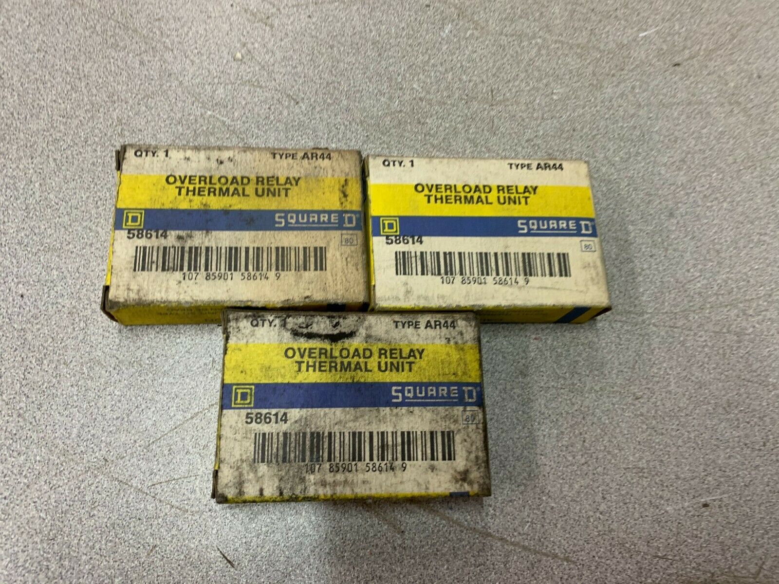 LOT OF 3 NEW IN BOX SQUARE D HEATER ELEMENT AR44