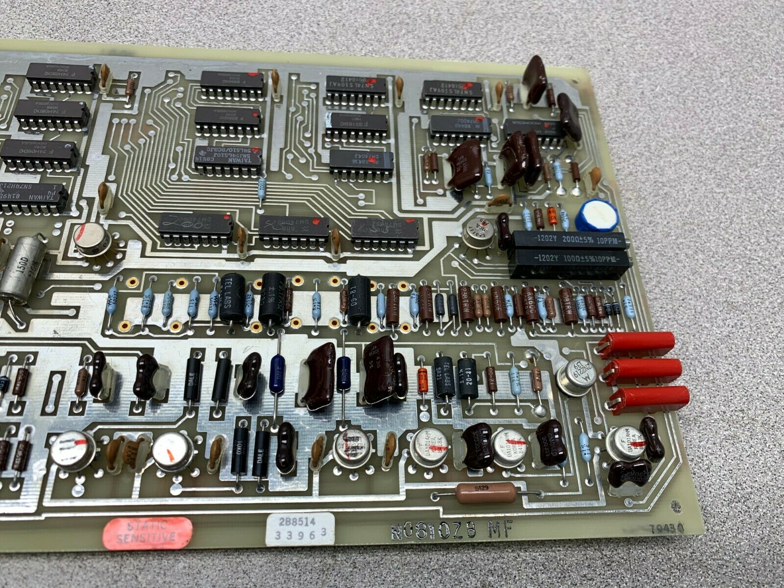 USED INVENSYS CIRCUIT BOARD N0810ZB MF