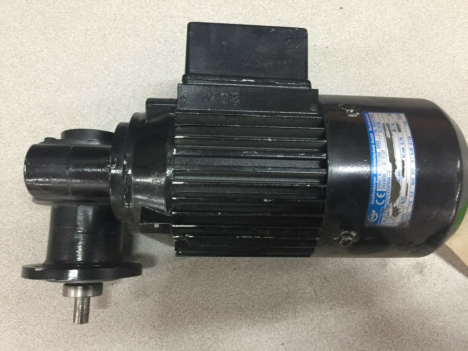 USED ABM GEAR MOTOR EFB17HSG5FS/4DBF56A-2