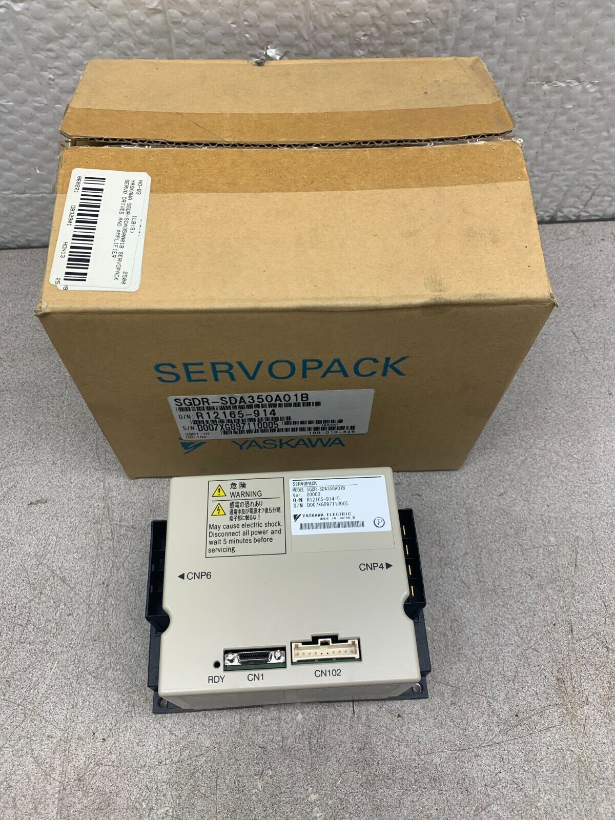 NEW IN BOX YASKAWA SERVOPACK SERVO DRIVE SGDR-SDA350A01B