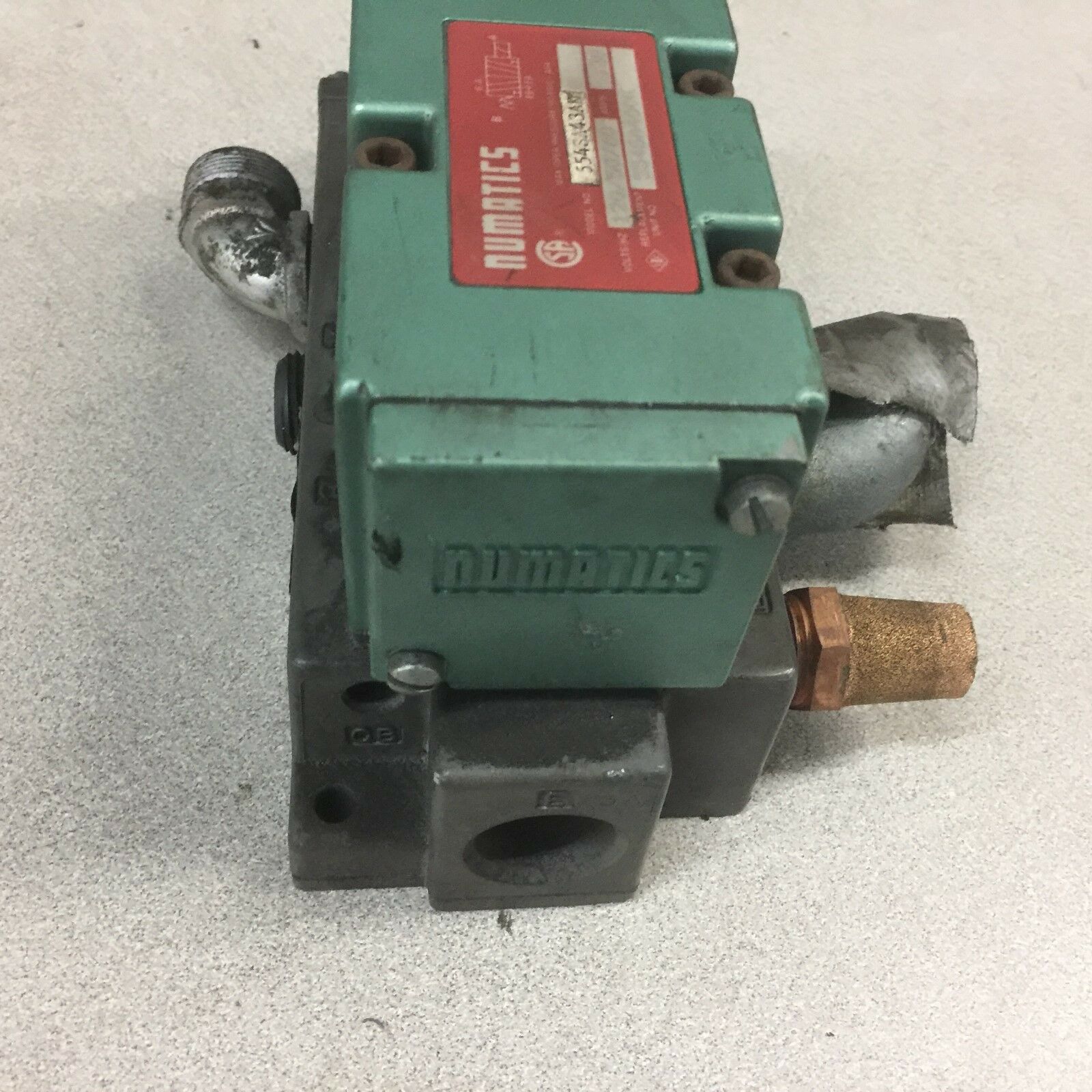 USED NUMATICS AIR VALVE 554SA43AN