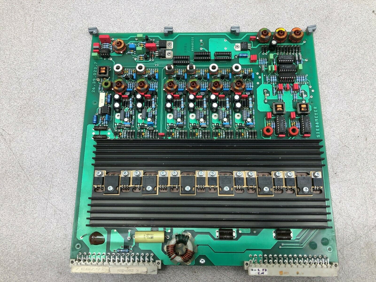 USED SIEB & MEYER SERVO AMPLIFIER 26.39.023.7