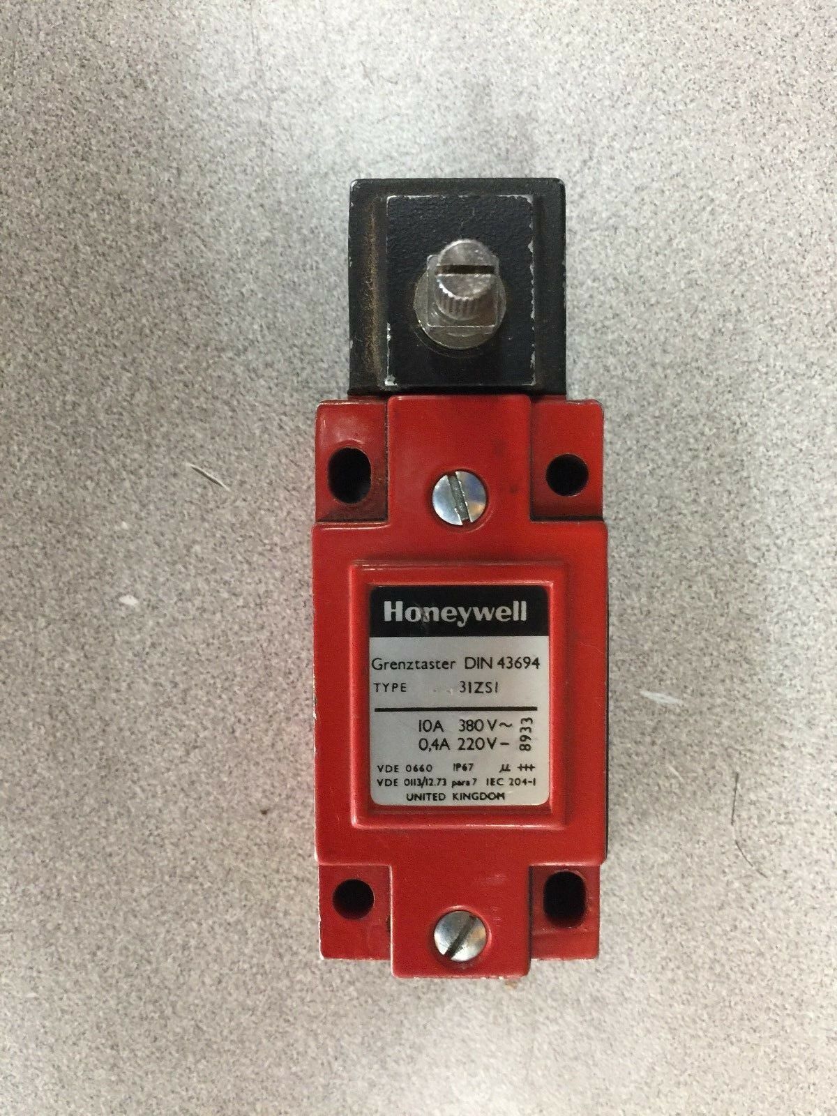 NEW NO BOX HONEYWELL LIMIT SWITCH 31ZS1 DIN 43694