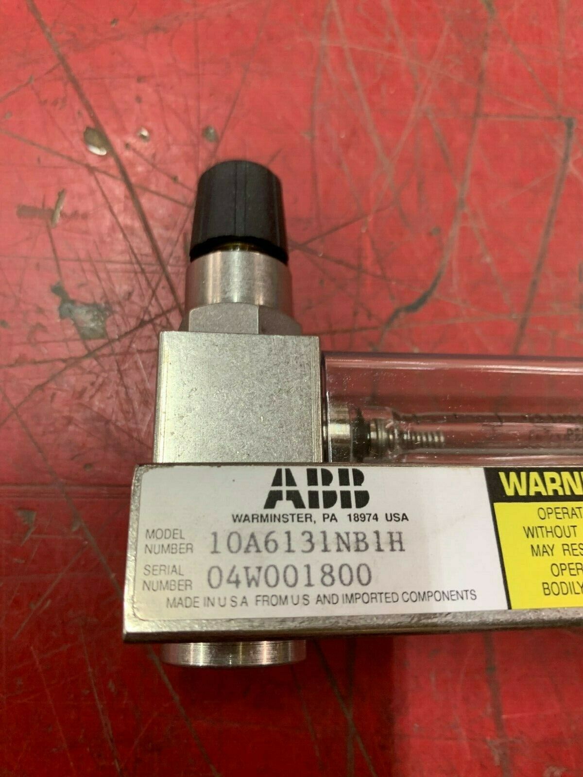 NEW NO BOX ABB FLOW INDICTOR 10A6131NB1H