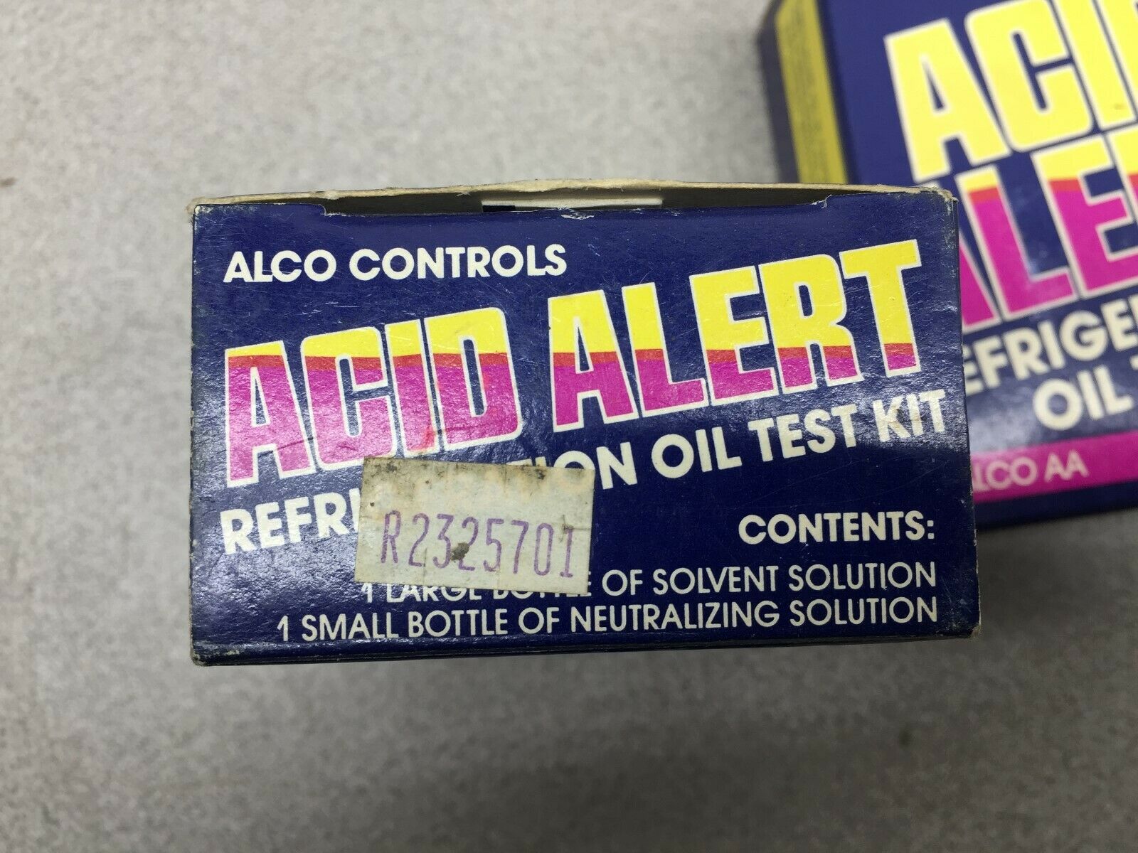 NEW IN BOX ACID ALERT REFRIGERATION OIL TEST KIT 681344-47343