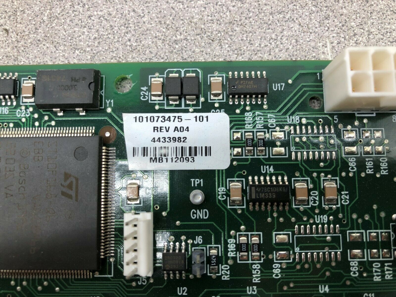 USED PRESSTECH MMG AGC SCANNER CONTROL BOARD 7606-2760-02-A