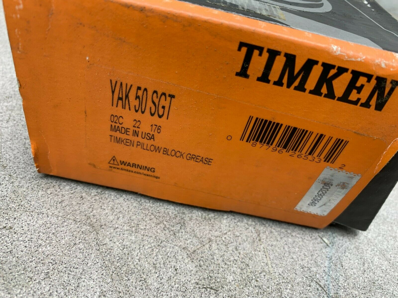 NEW IN BOX TIMKEN 2-BOLT PILLOW BLOCK BEARING YAK 50 SGT