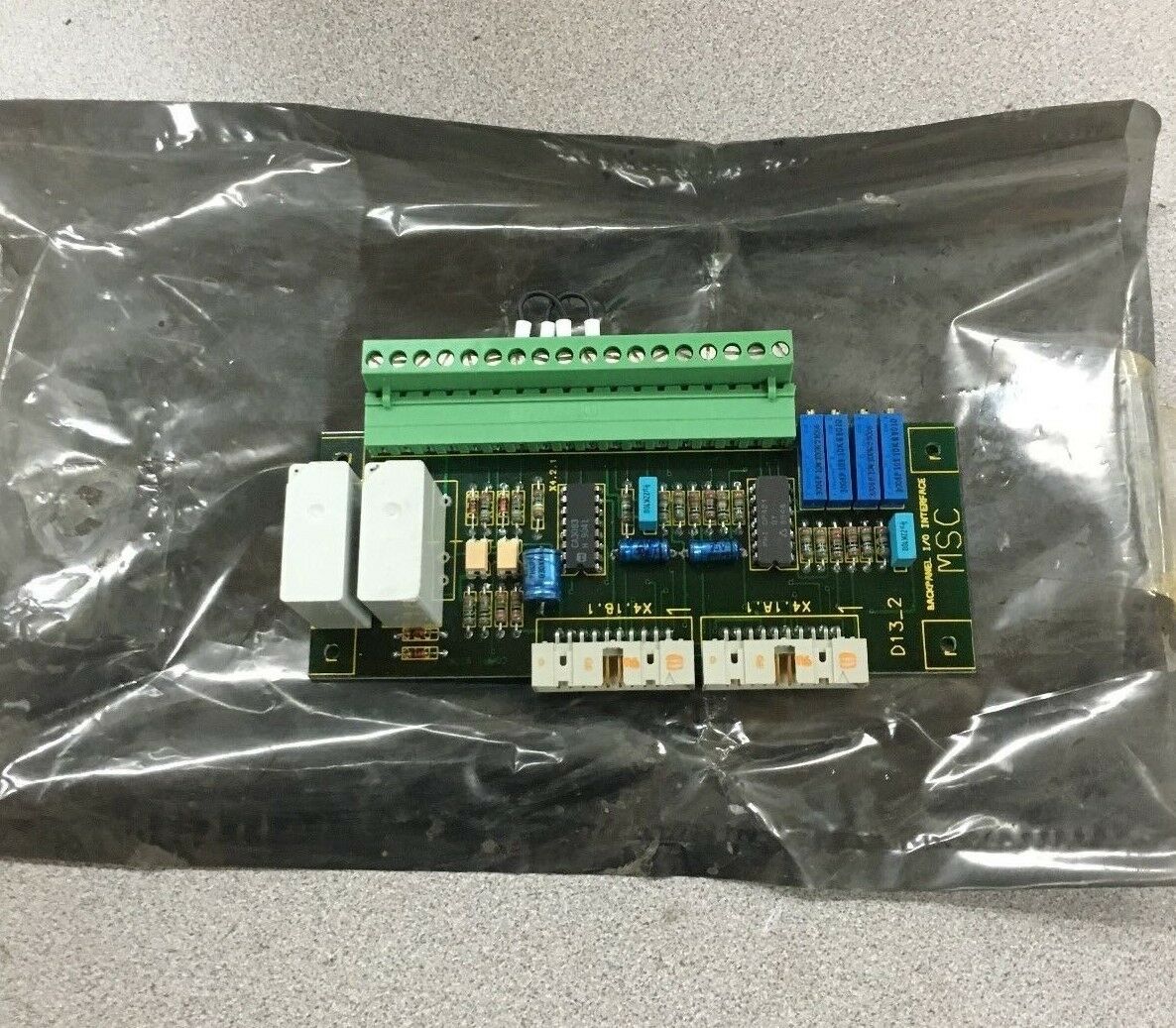 NEW NO BOX MSC BACKPANEL I/O INTERFACE CIRCUIT BOARD 600968