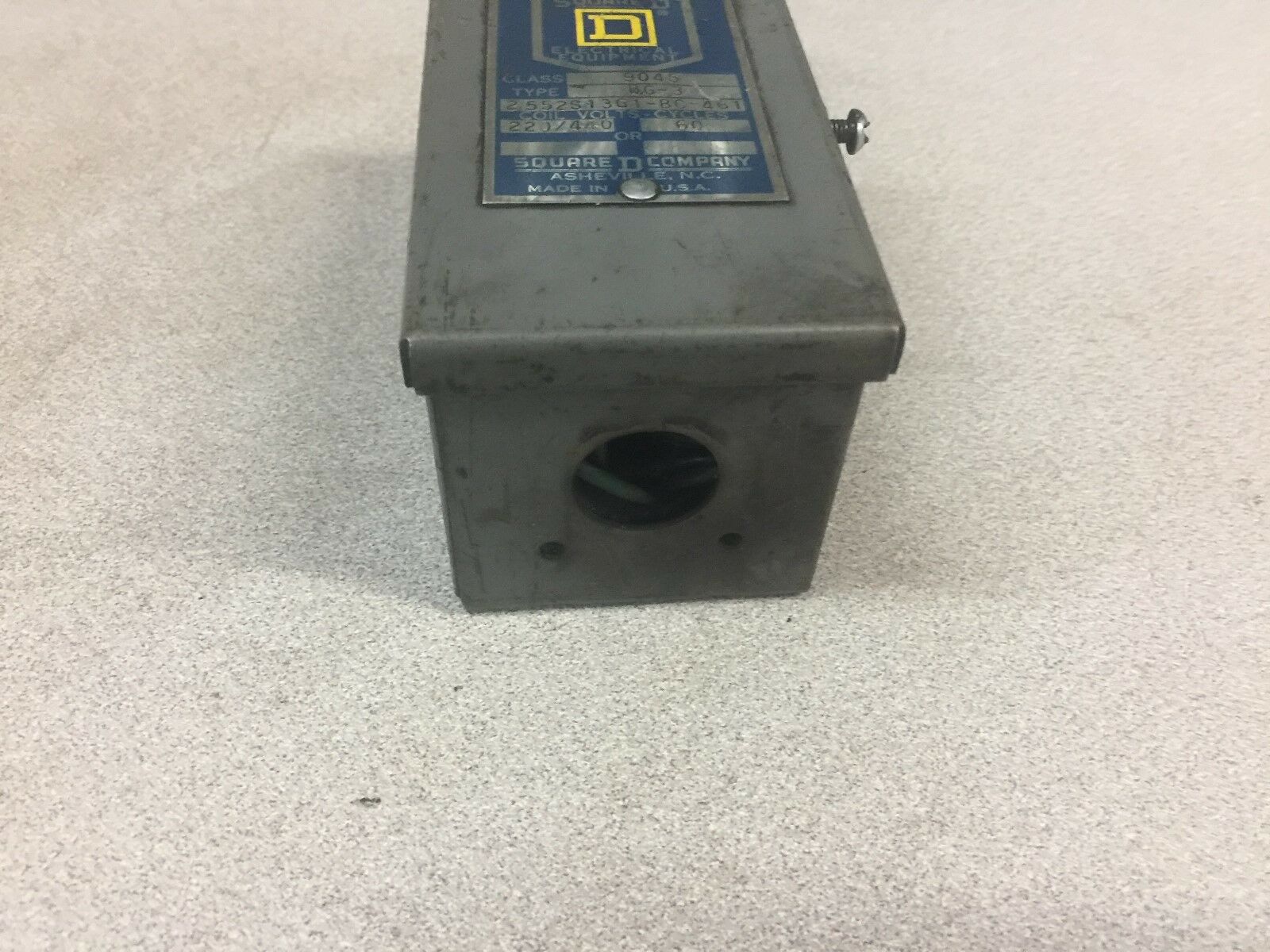 USED SQUARE D 220/440VAC MAGNETIC UNLOADER 9045 BG-3