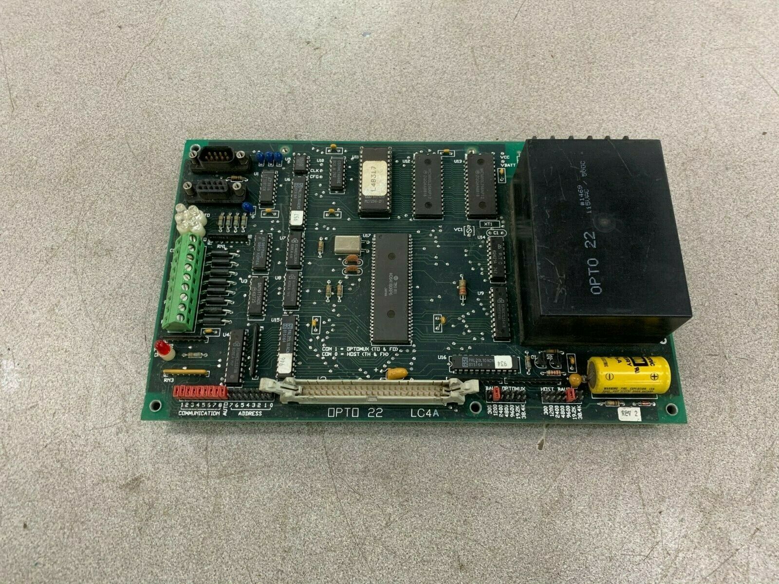 USED OPTO 22 LC4A CIRCUIT BOARD 001836E