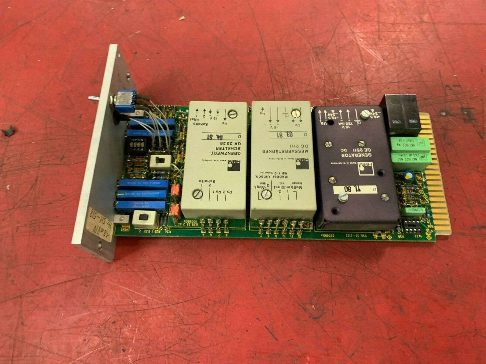 USED HBM CIRCUIT BOARD MGT 31 GR