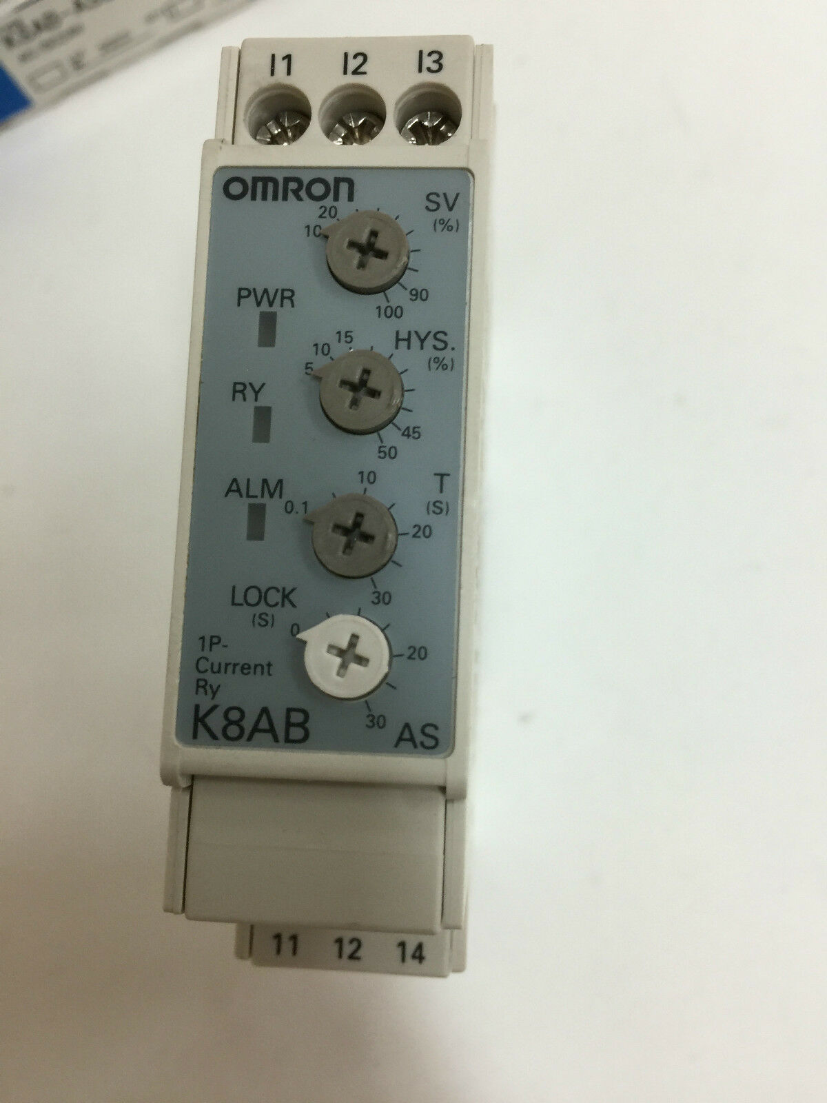 NEW IN BOX OMRON CURRENT RELAY K8AB-AS2