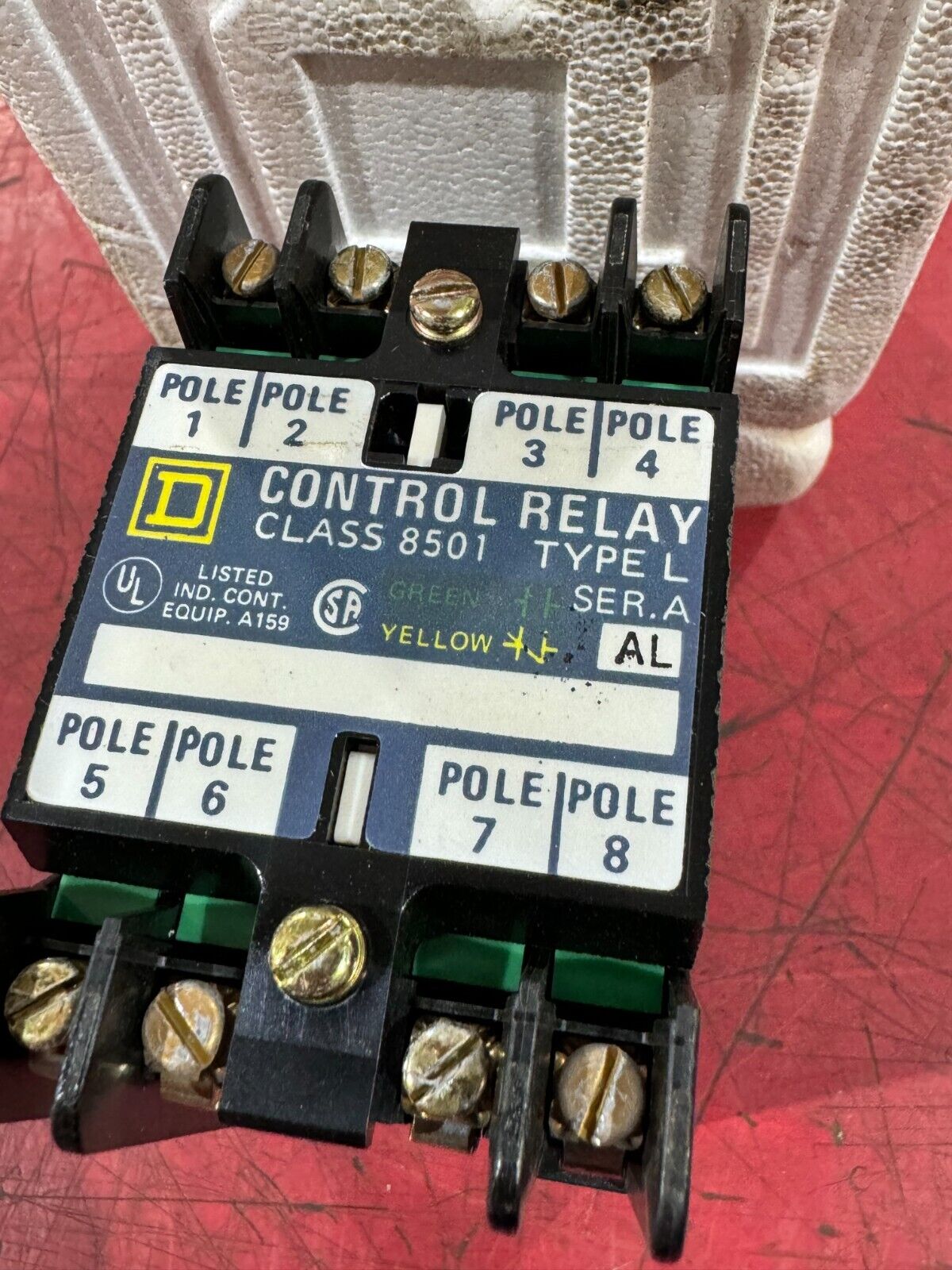 NEW SQUARE D A.C. MAGNETIC RELAY 110/120V. COIL 8501 LO-80