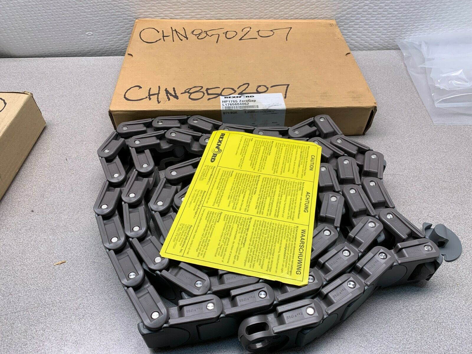 NEW IN BOX REXNORD HP1765 ZEROGAP CHAIN L1765604062