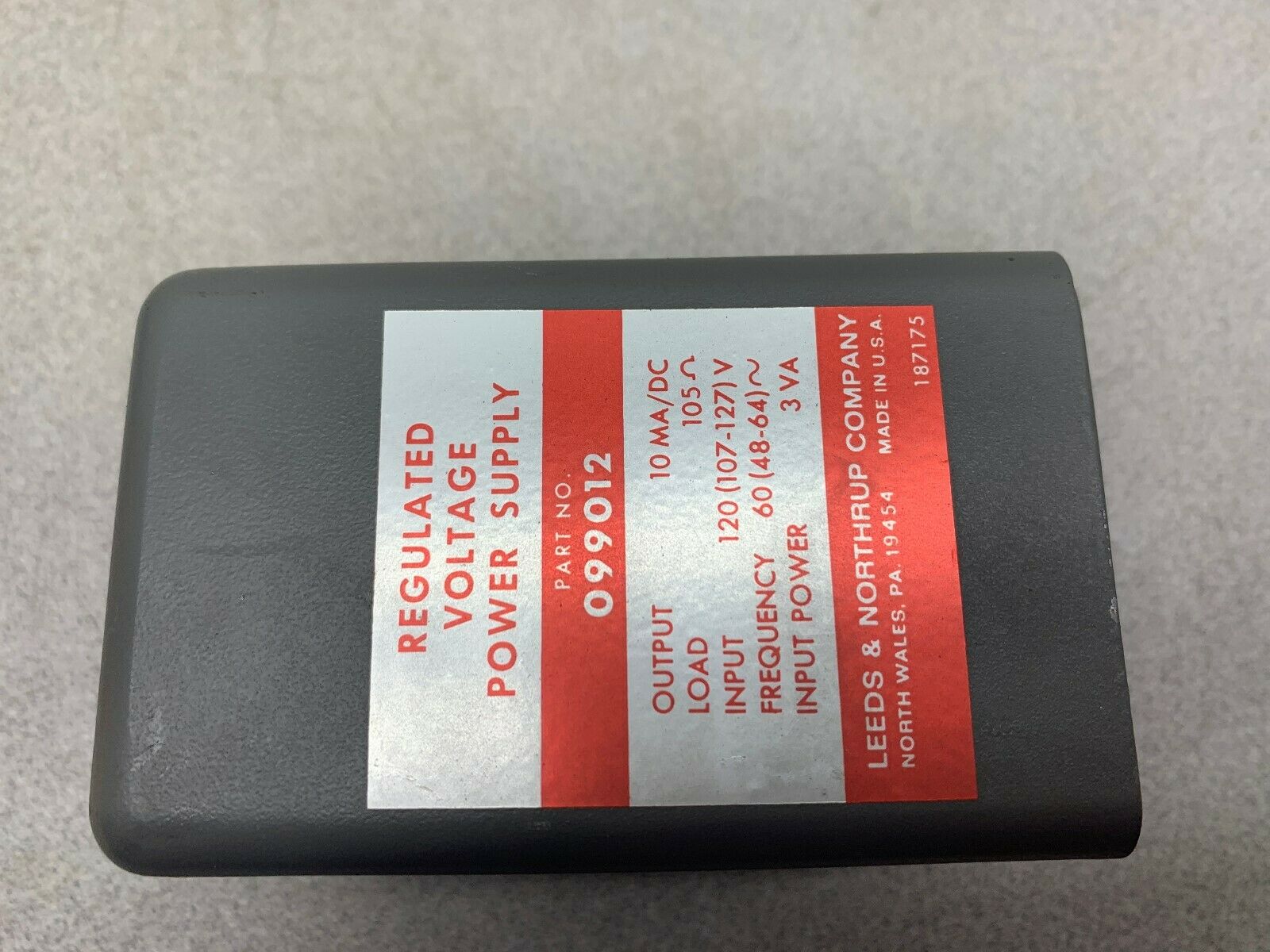 NEW NO BOX LEEDS & NORTHRUP POWER SUPPLY 099012