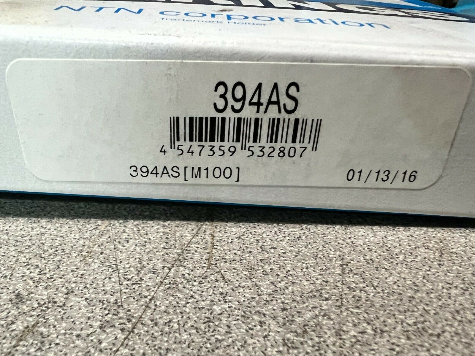 NEW IN BOX NTN BEARING RACE 394AS