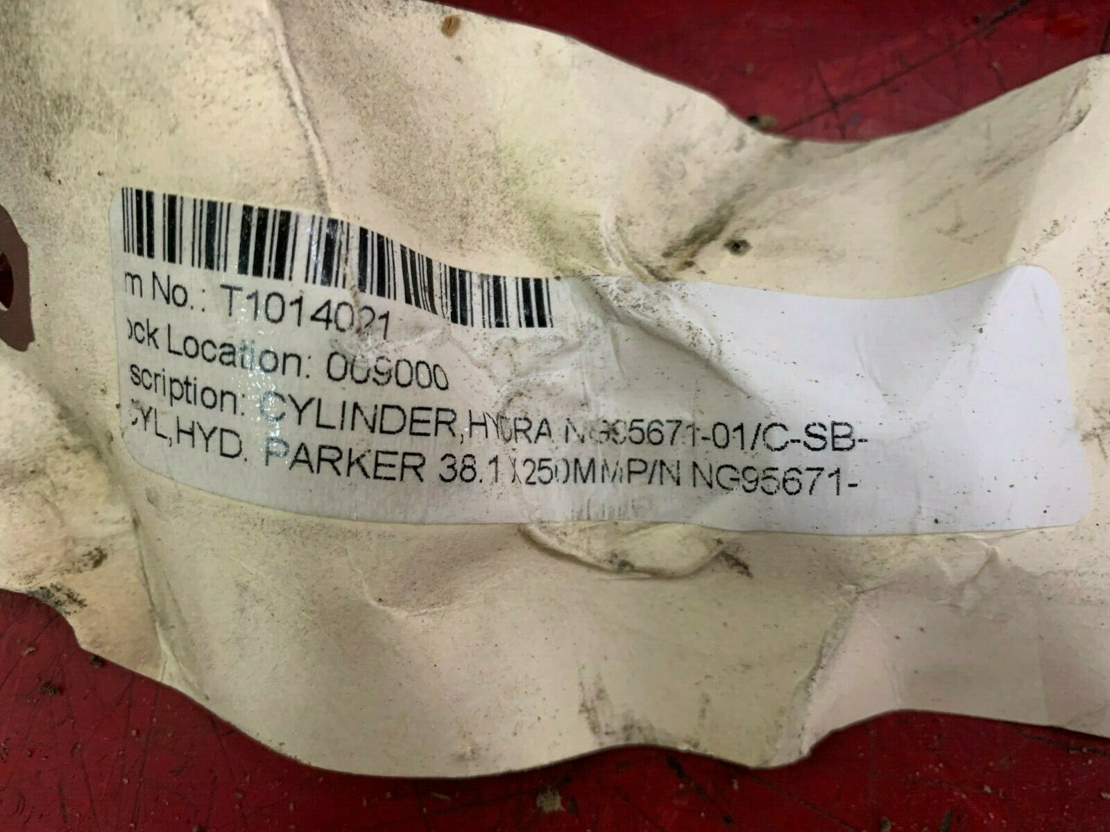 USED PARKER 38.1 X 250MM CYLINDER CSBA-2HRLS27MC