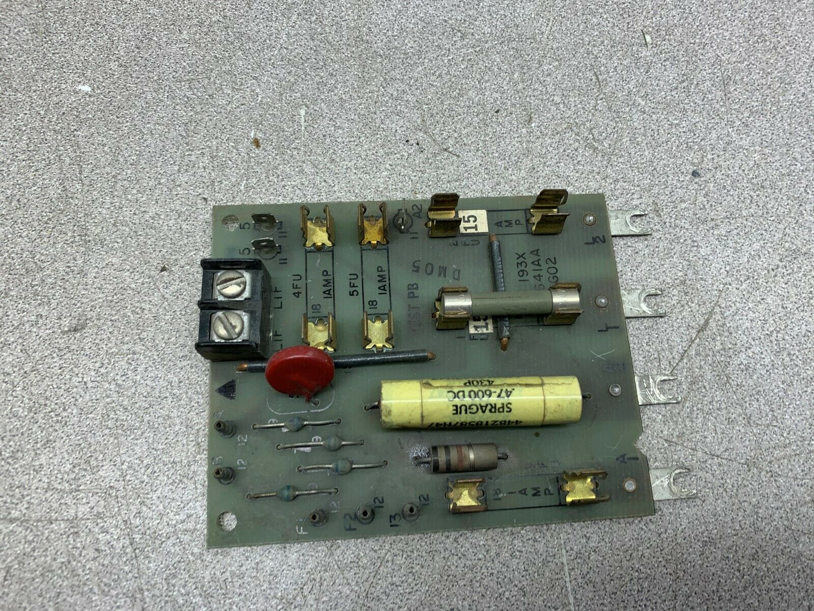 USED GENERAL ELECTRIC CIRCUIT BOARD 193X641AAG02