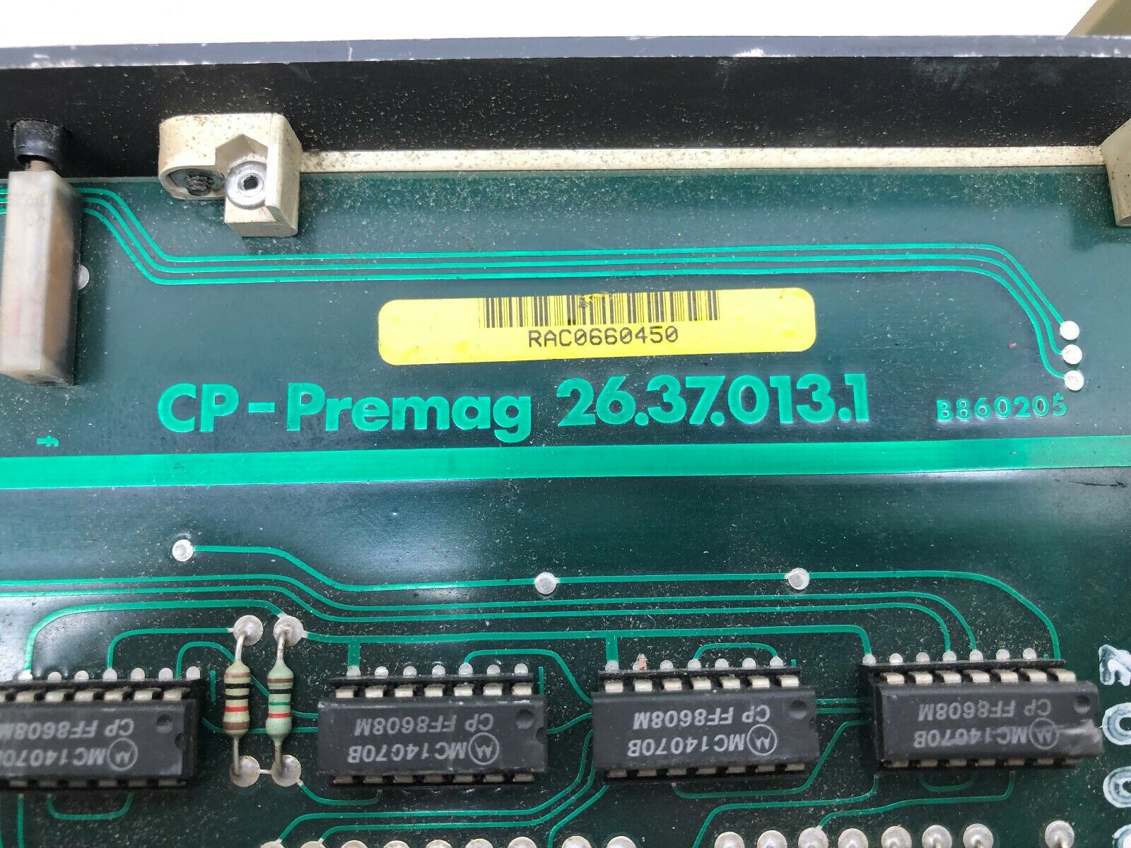 USED CP PREMAG SERVO COTROL BOARD 26.37.013.1