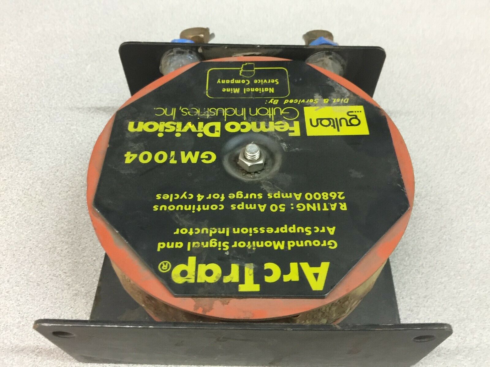 USED GULTON 50AMP ARC TRAP ARC SUPPRESSION INDUCTOR GM1004