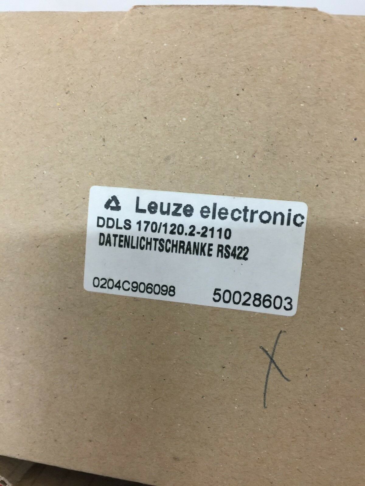 NEW LEUZE ELECTRONIC 50028603 DATA TRANSMISSION SYSTEM  DDLS 170/120.2-2110