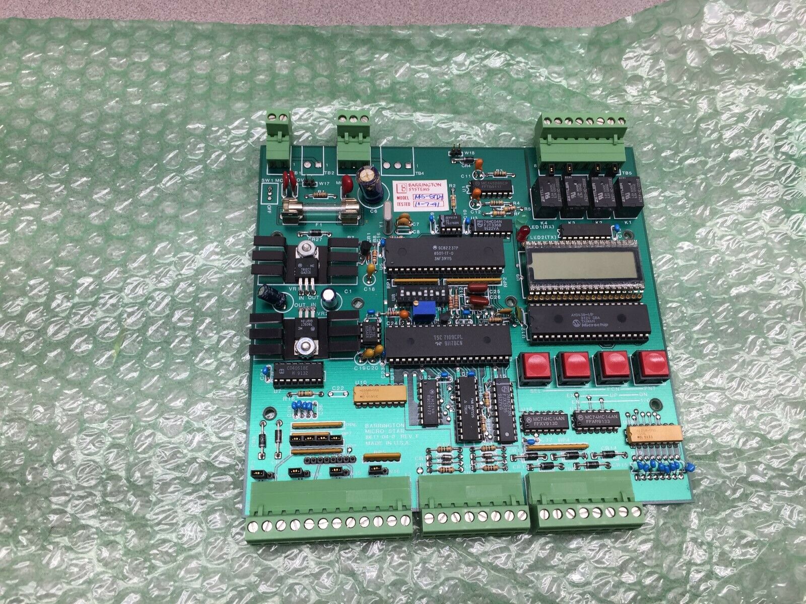 NEW BARRINGTON SYSTEMS CIRCUIT BOARD MS-STD-1