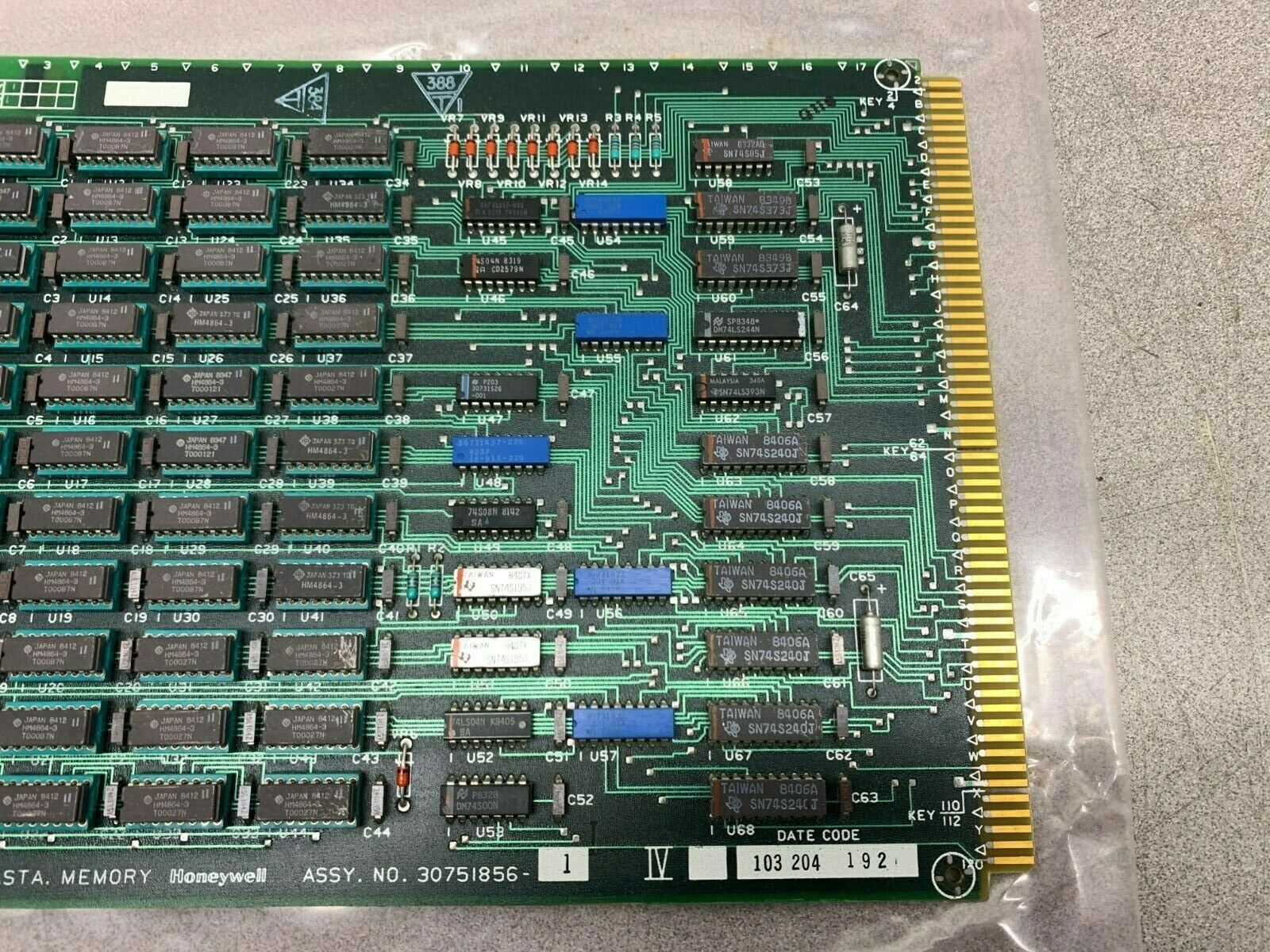 USED HONEYWELL CIRCUIT BOARD 30751856