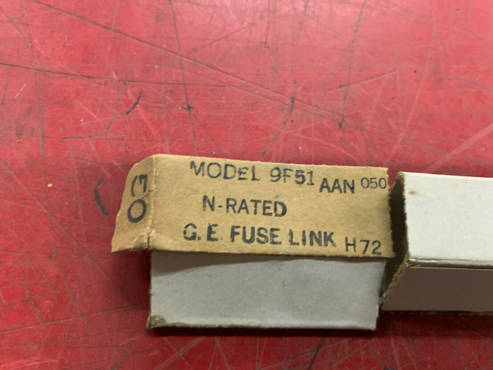 NEW IN BOX GENERAL ELECTRIC FUSE LINK 9F51AAN050