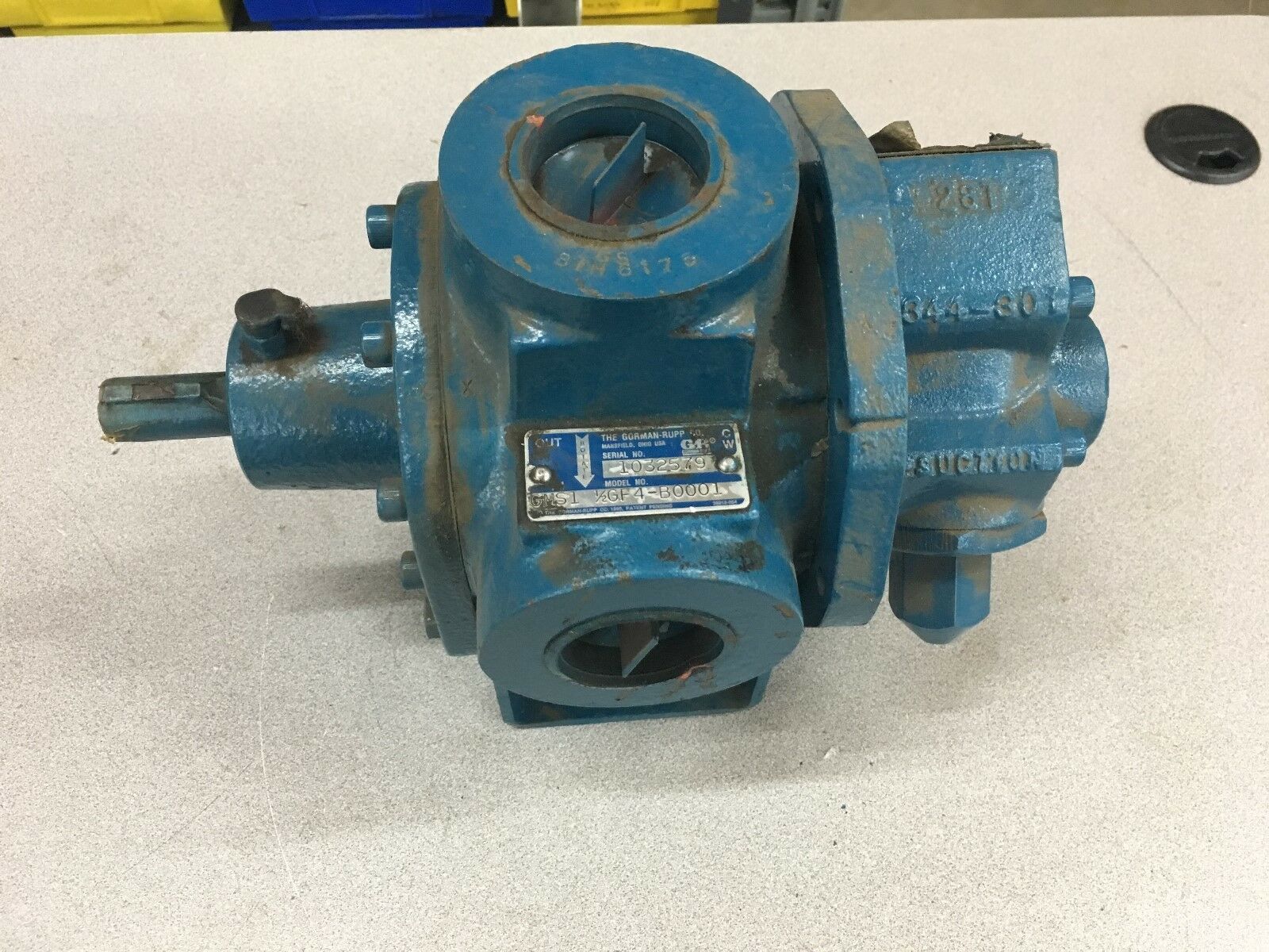 NEW NO BOX GORMAN-RUPP GMS1 PUMP 1/2 GF4-B0001