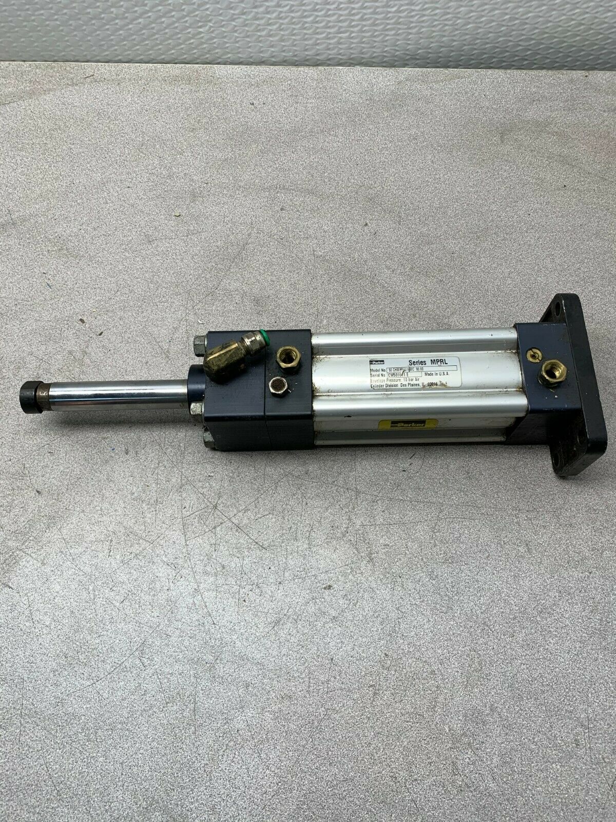 USED PARKER PNEUMATIC CYLINDER 50 CHMPRLU19MC 90.00