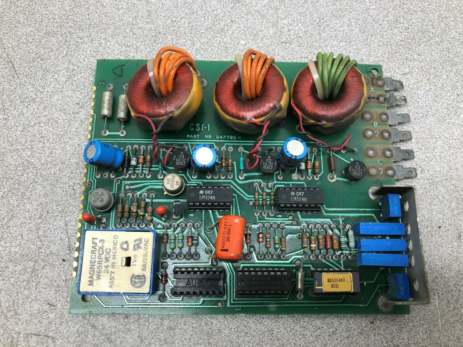 USED DRILL CSI-1 CURRENT PC BOARD D47703