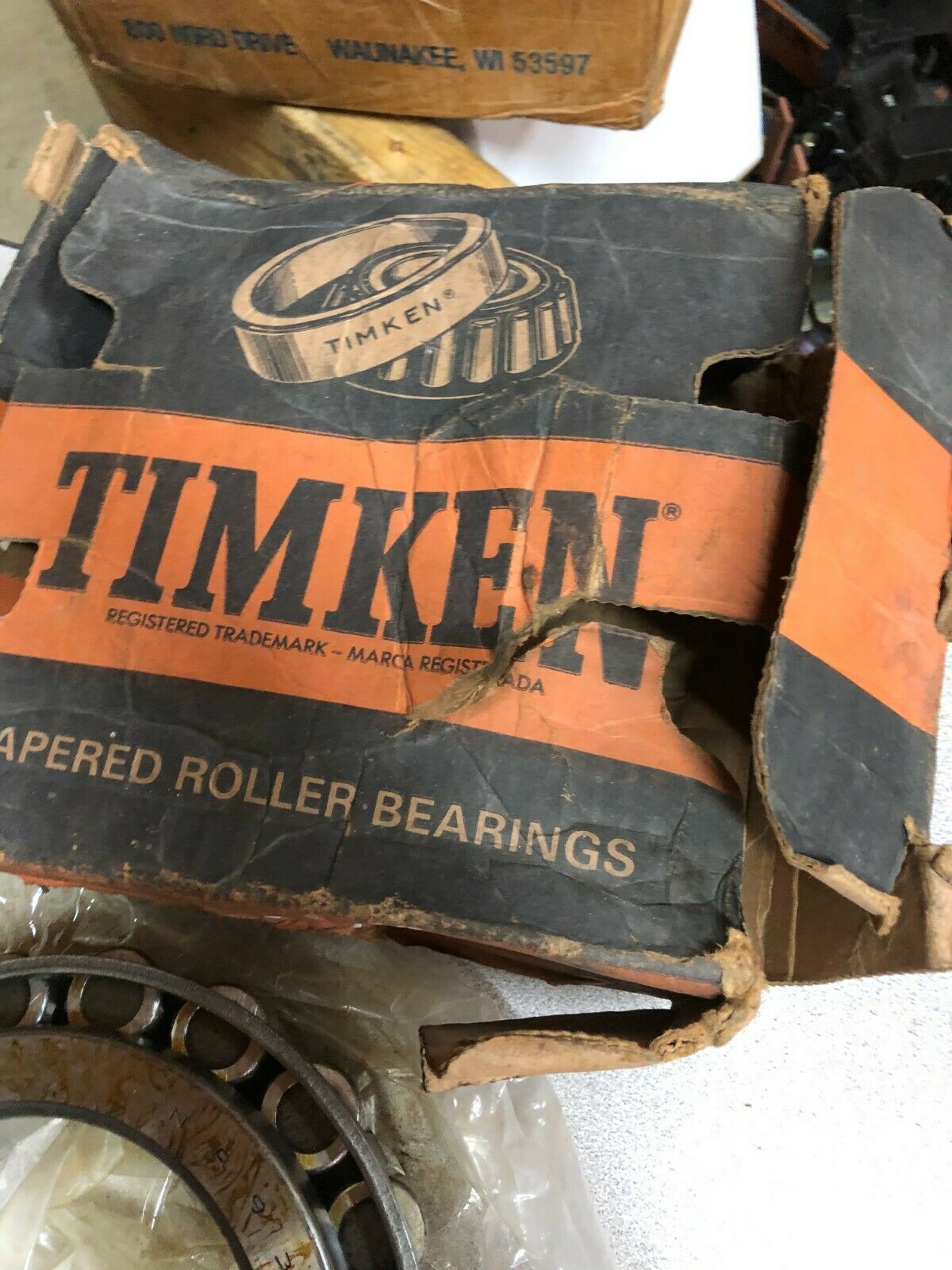 NEW IN BOX TIMKEN TAPERED ROLLER CONE BEARING NA938