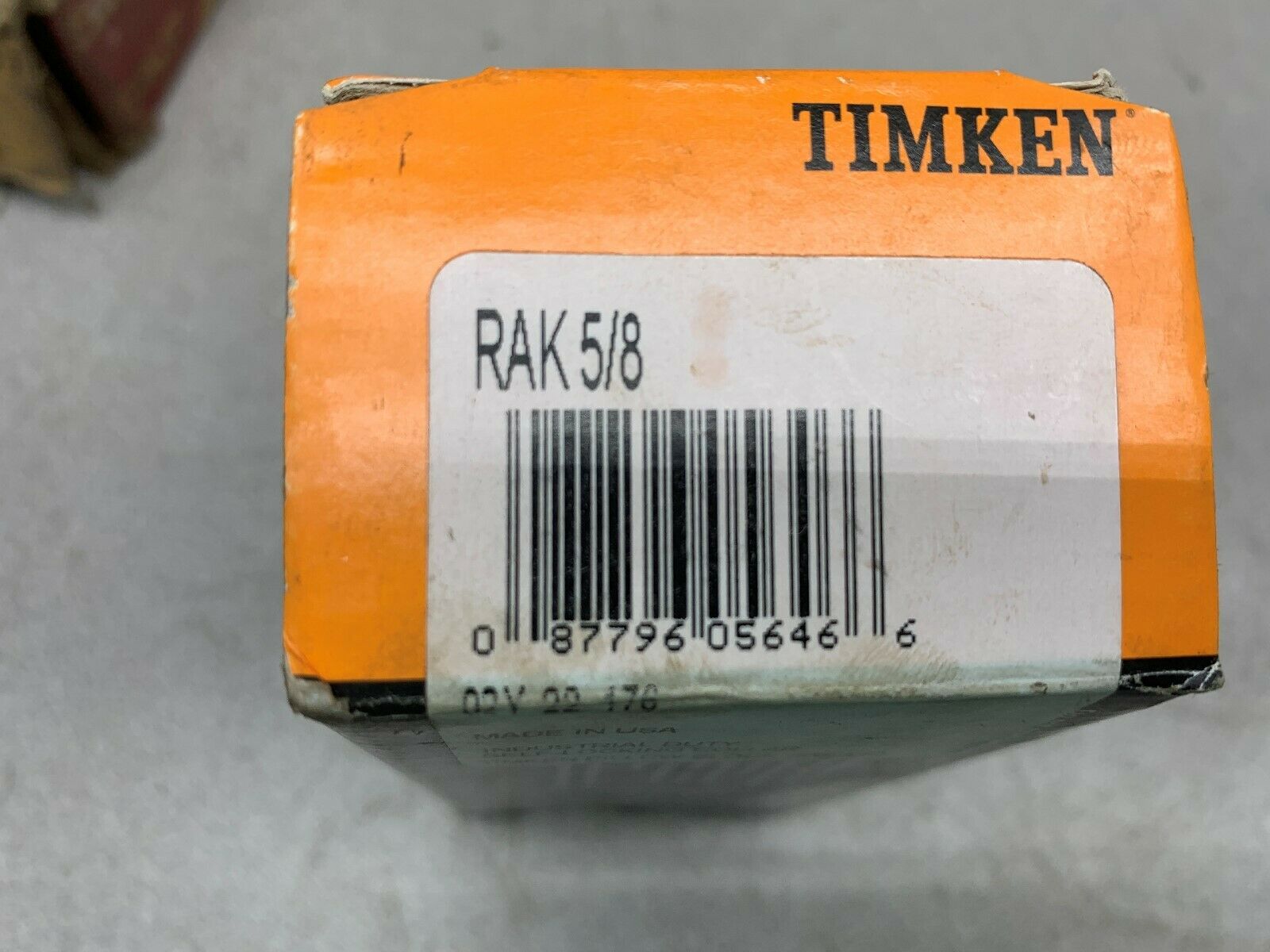 NEW IN BOX TIMKEN BEARING RAK 5/8