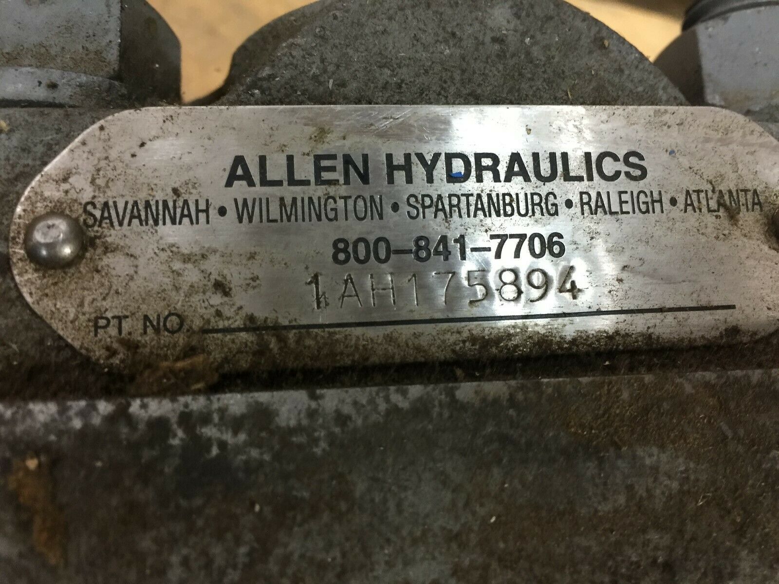 NEW NO BOX ALLEN HYDRAULICS HYDRAULIC PUMP 1AH175894