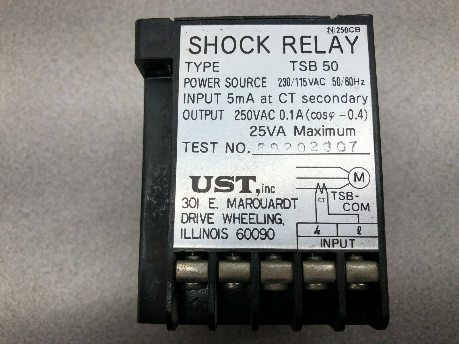 USED TSUBAKIMOTO SHOCK RELAY TSB 50