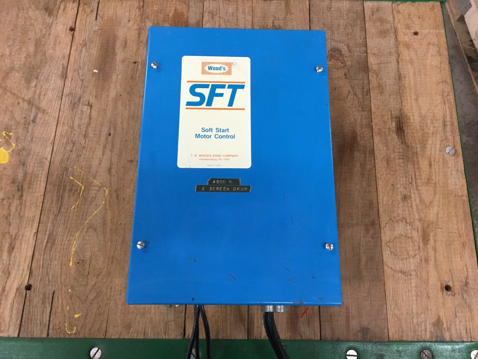 USED TB WOODS SOFT START MOTOR CONTROL SFT20