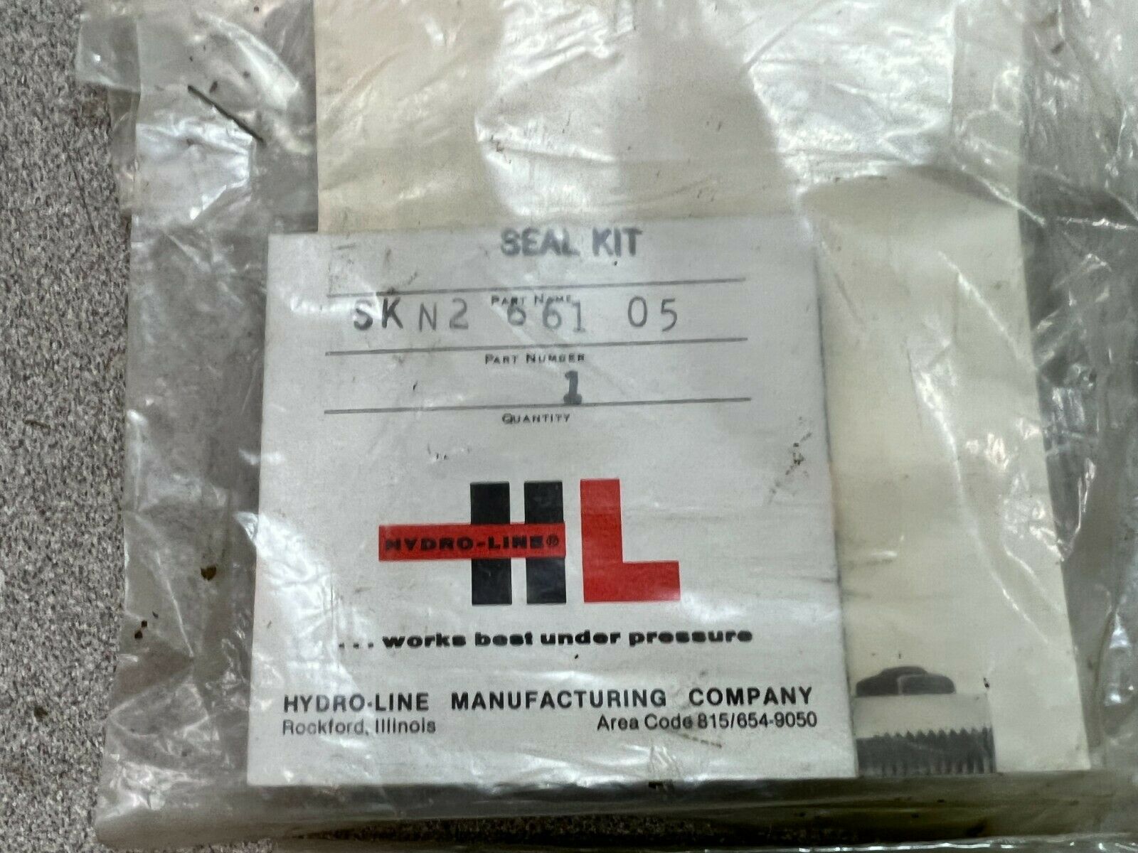 LOT OF 2 NEW IN BAG HYDRO-LINE SEAL KIT SKN2-661-05