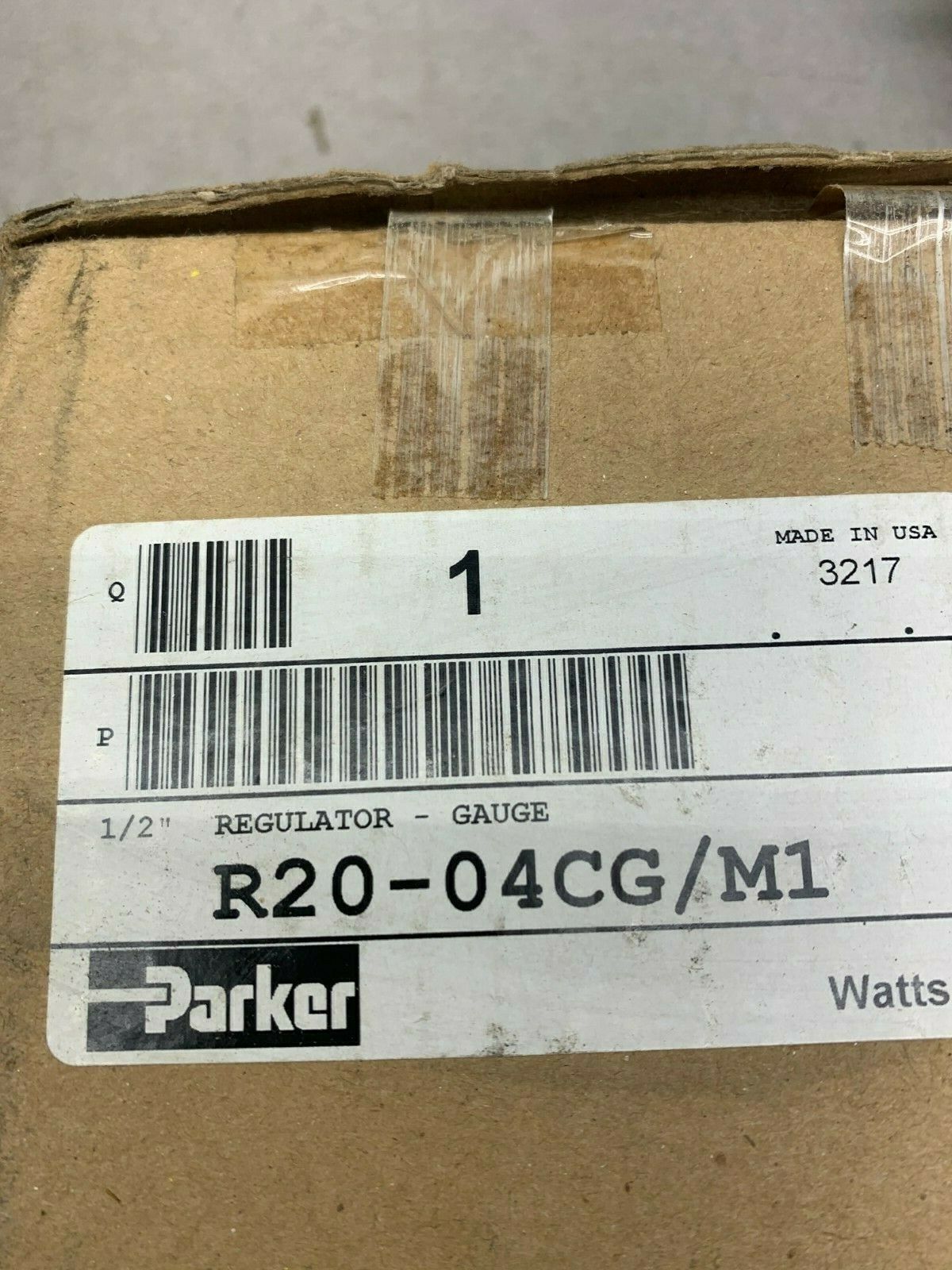 NEW IN BOX PARKER REGULATOR R20-04CG/M1