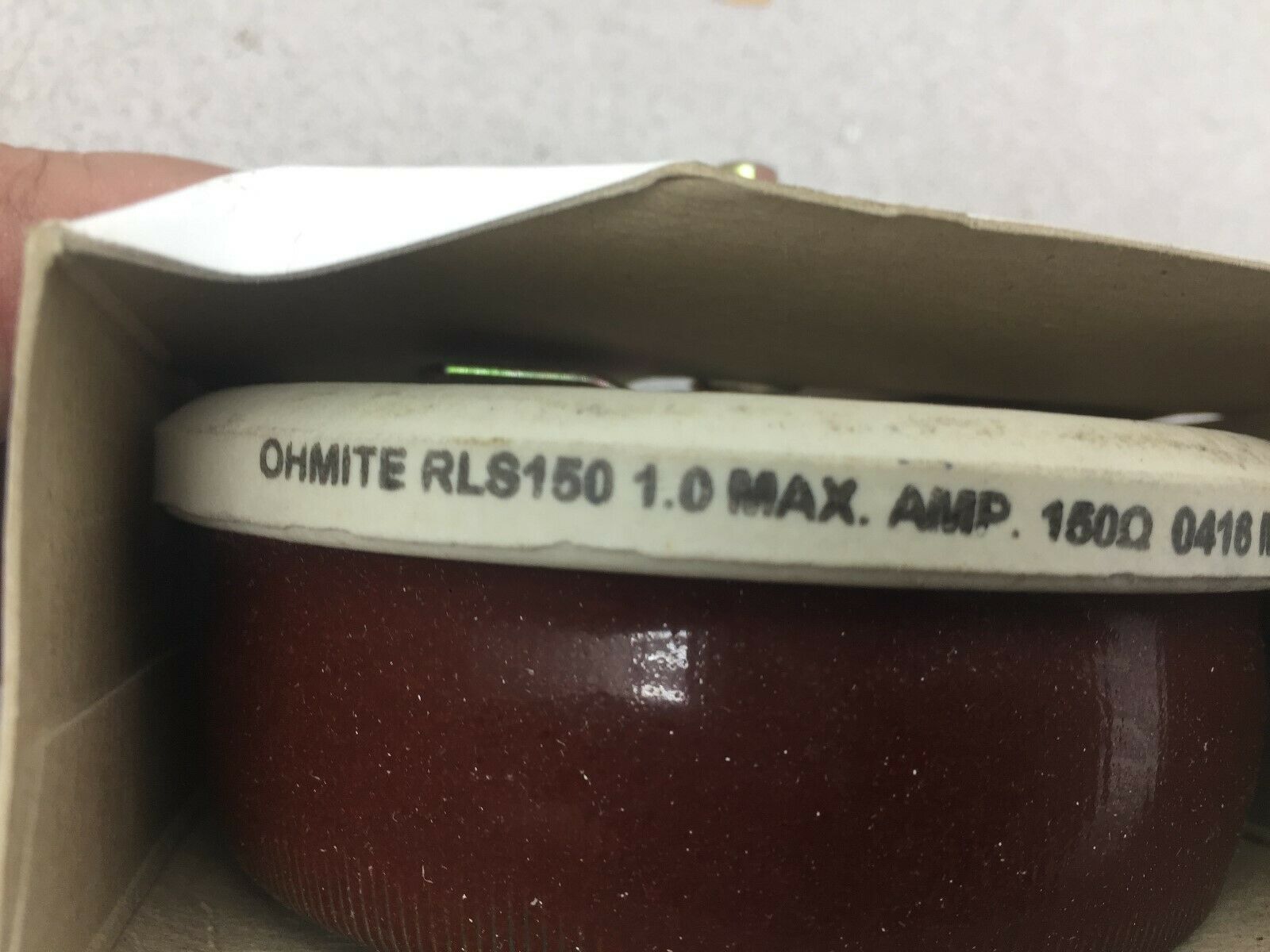 NEW IN BOX OHMITE 150 OHM 150 WATT RHEOSTAT RLS150