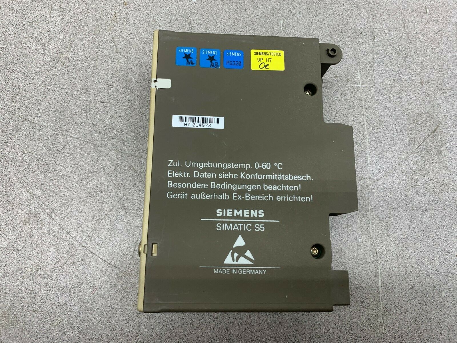 USED SIEMENS INPUT MODULE 6ES5 437-8EA12