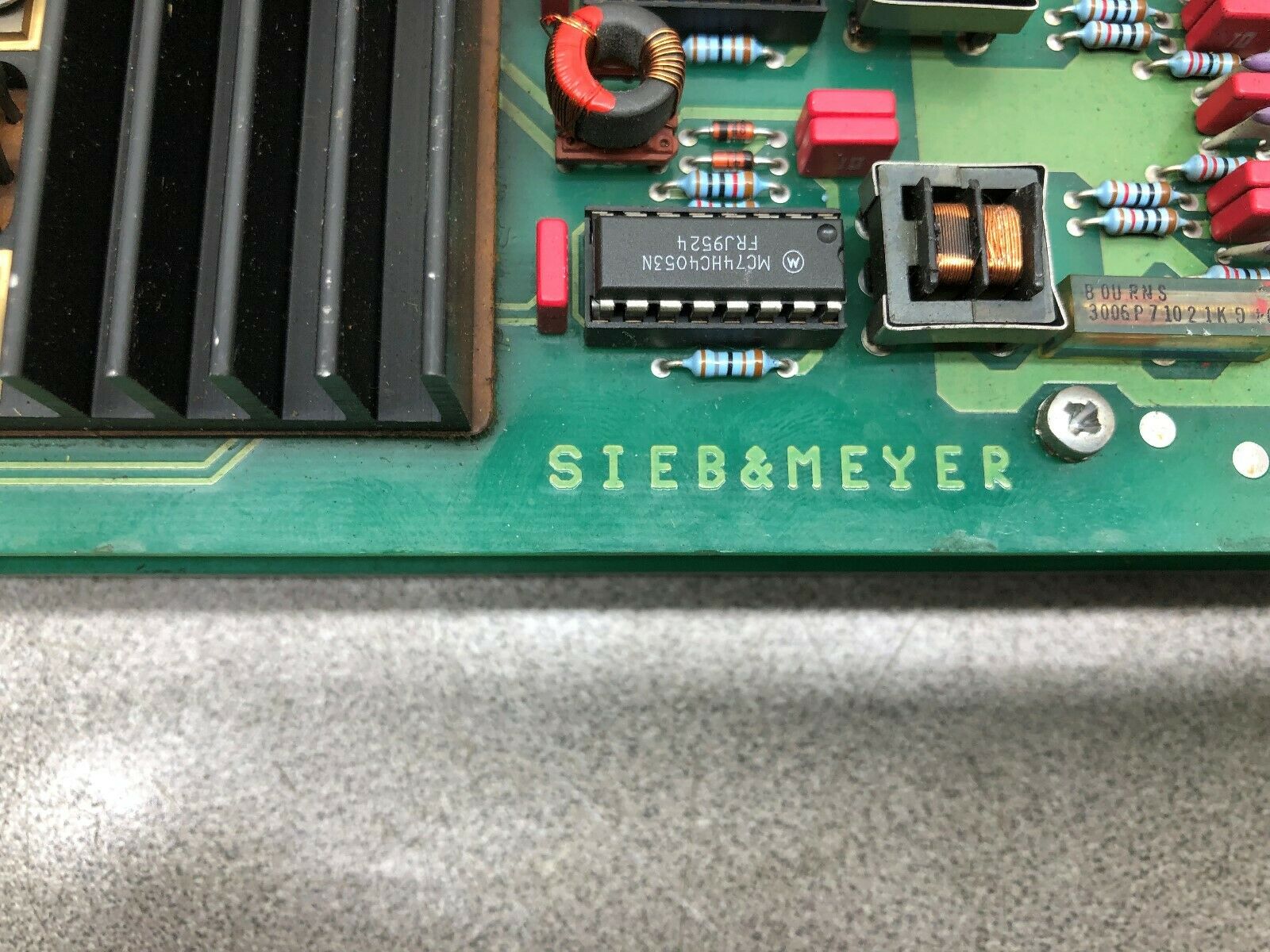 USED SIEB & MEYER SERVO AMPLIFIER 26.39.023.6