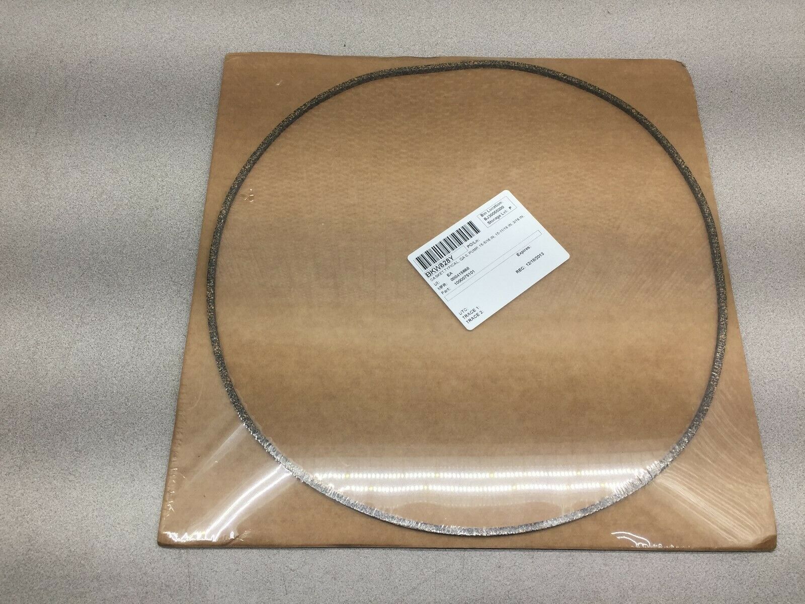 NEW IN PACK PUMP GASKET 15-5/16 IN 15-11/16 IN 3/16  1000075101